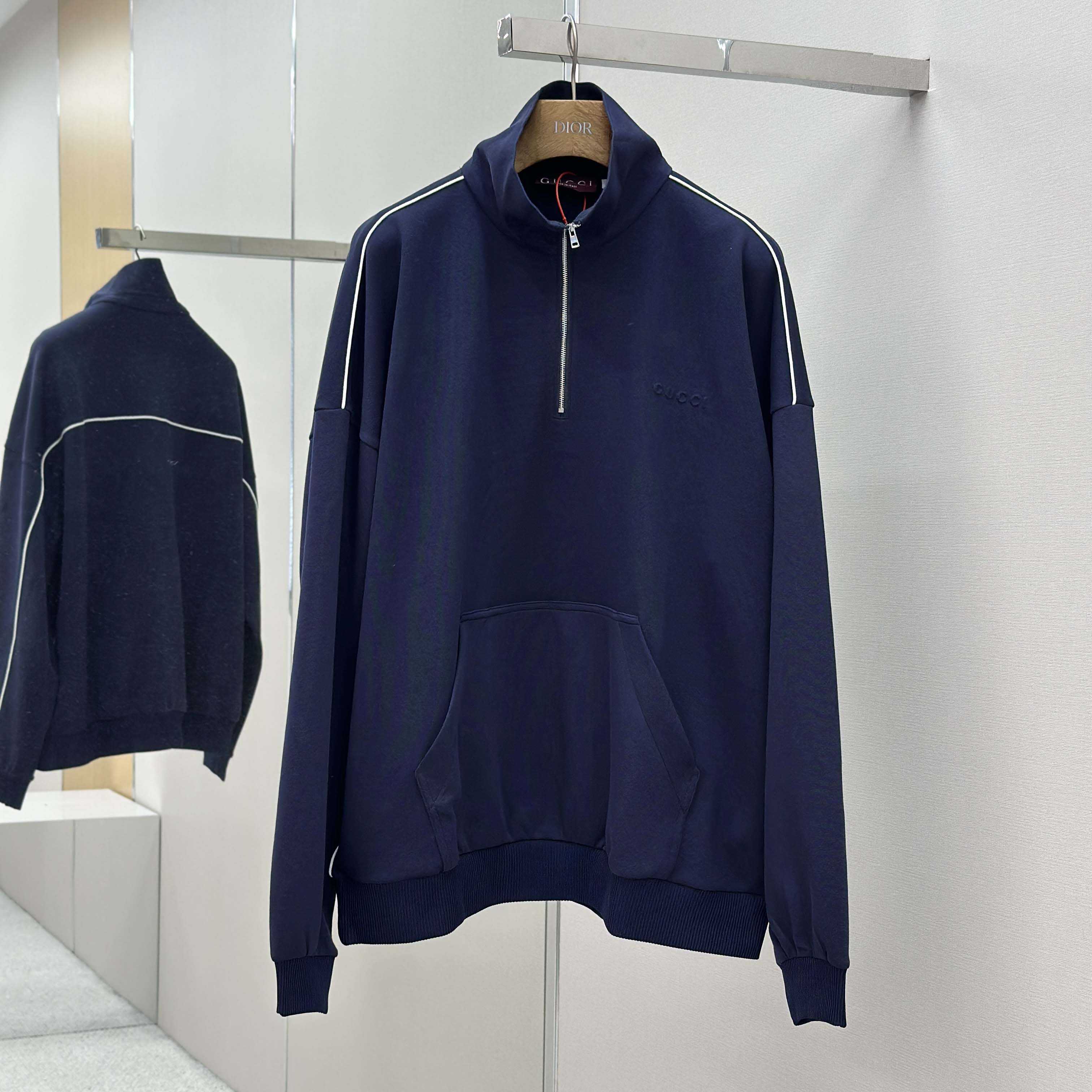 Gucci Technical Jersey Sweatshirt With Embossed Logo - EUR FASHION