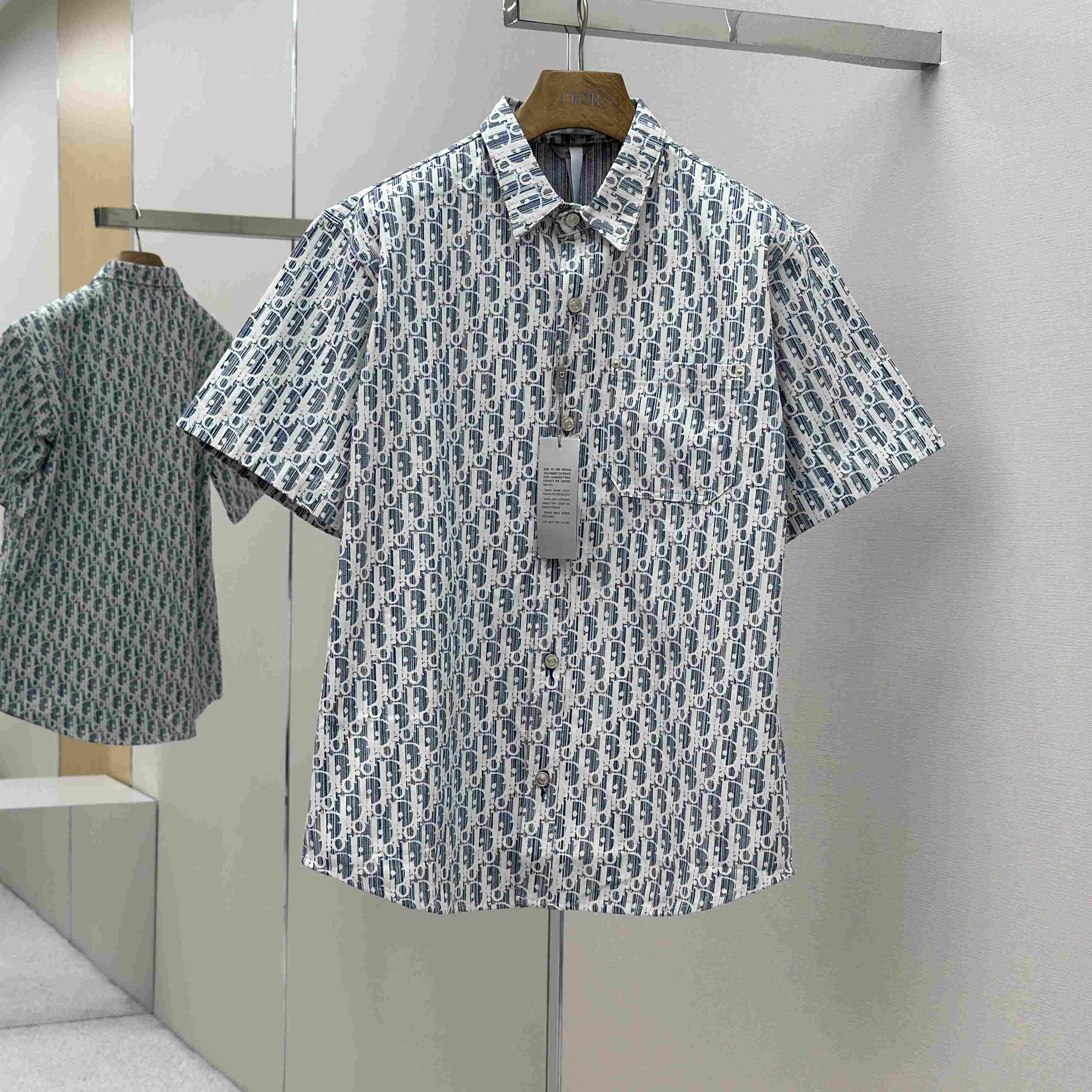 Dior Oblique Short-Sleeved Shirt - EUR FASHION