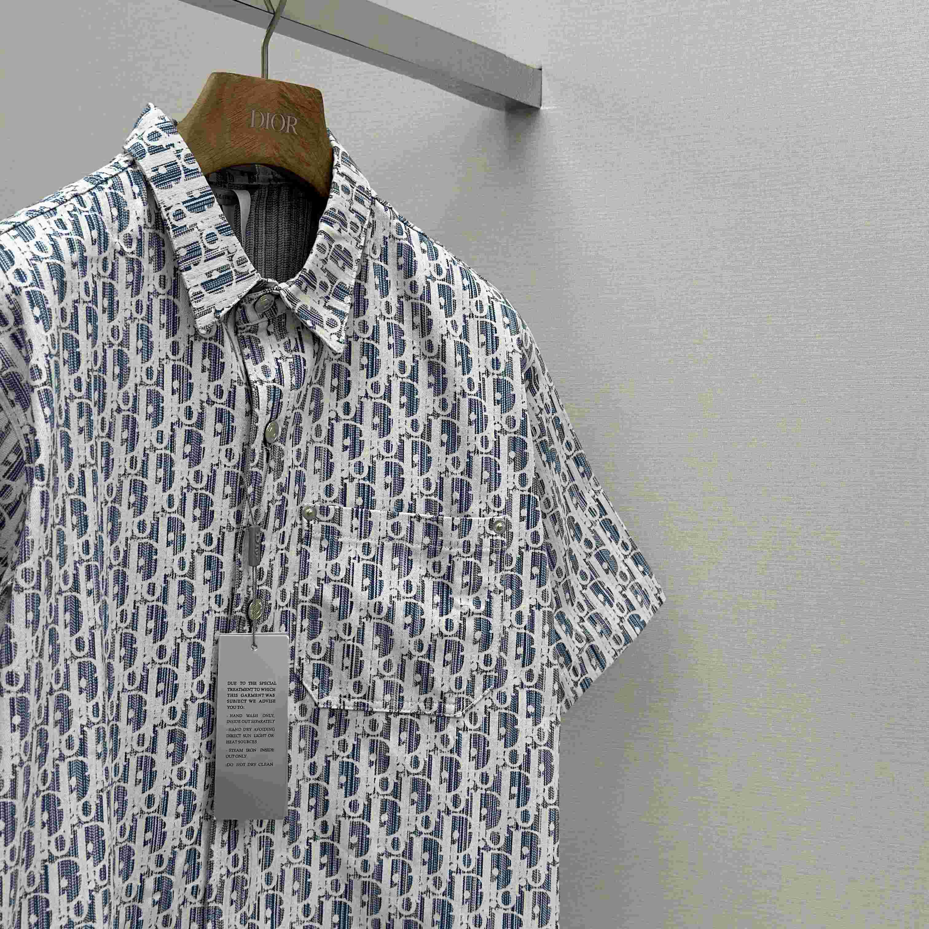 Dior Oblique Short-Sleeved Shirt - EUR FASHION