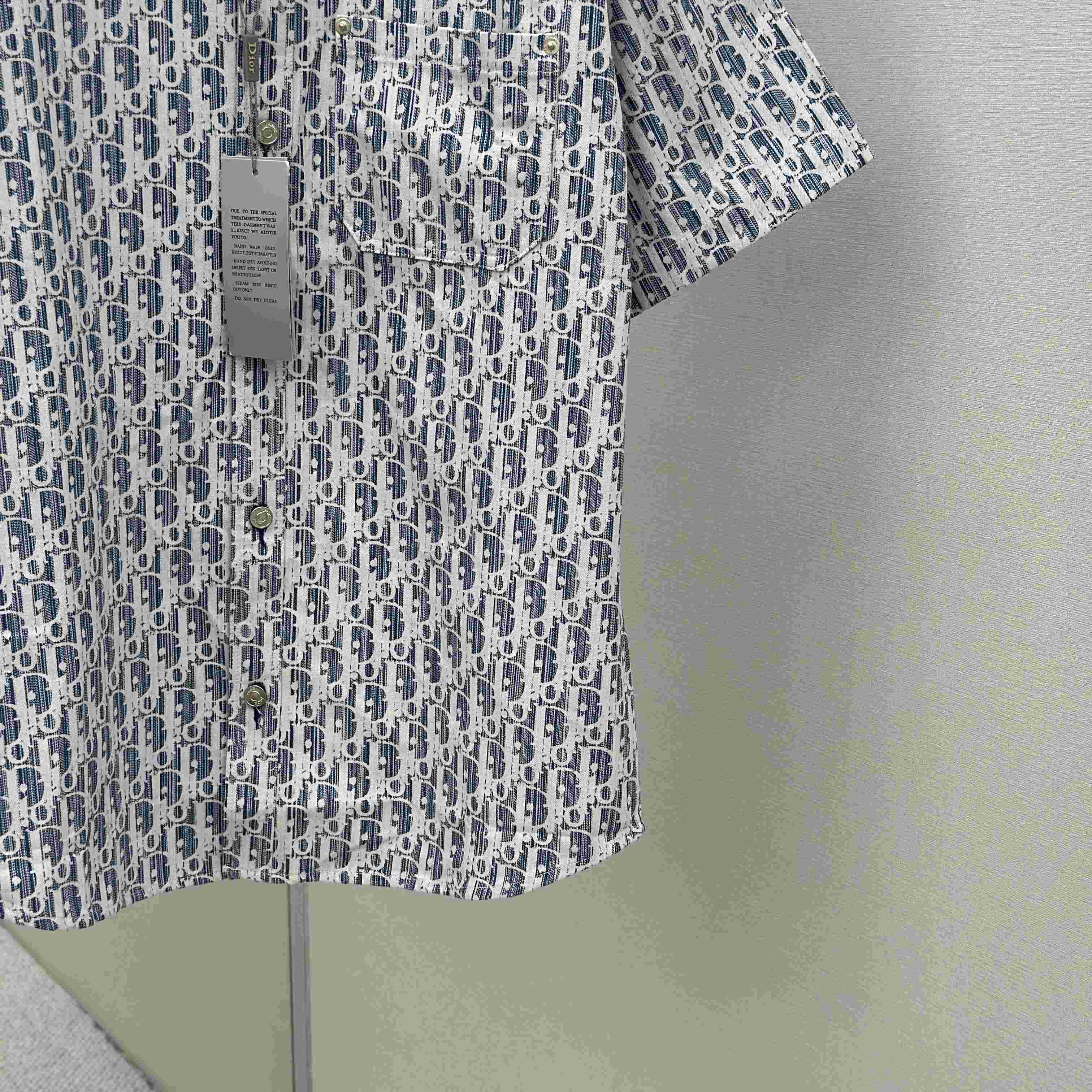 Dior Oblique Short-Sleeved Shirt - EUR FASHION