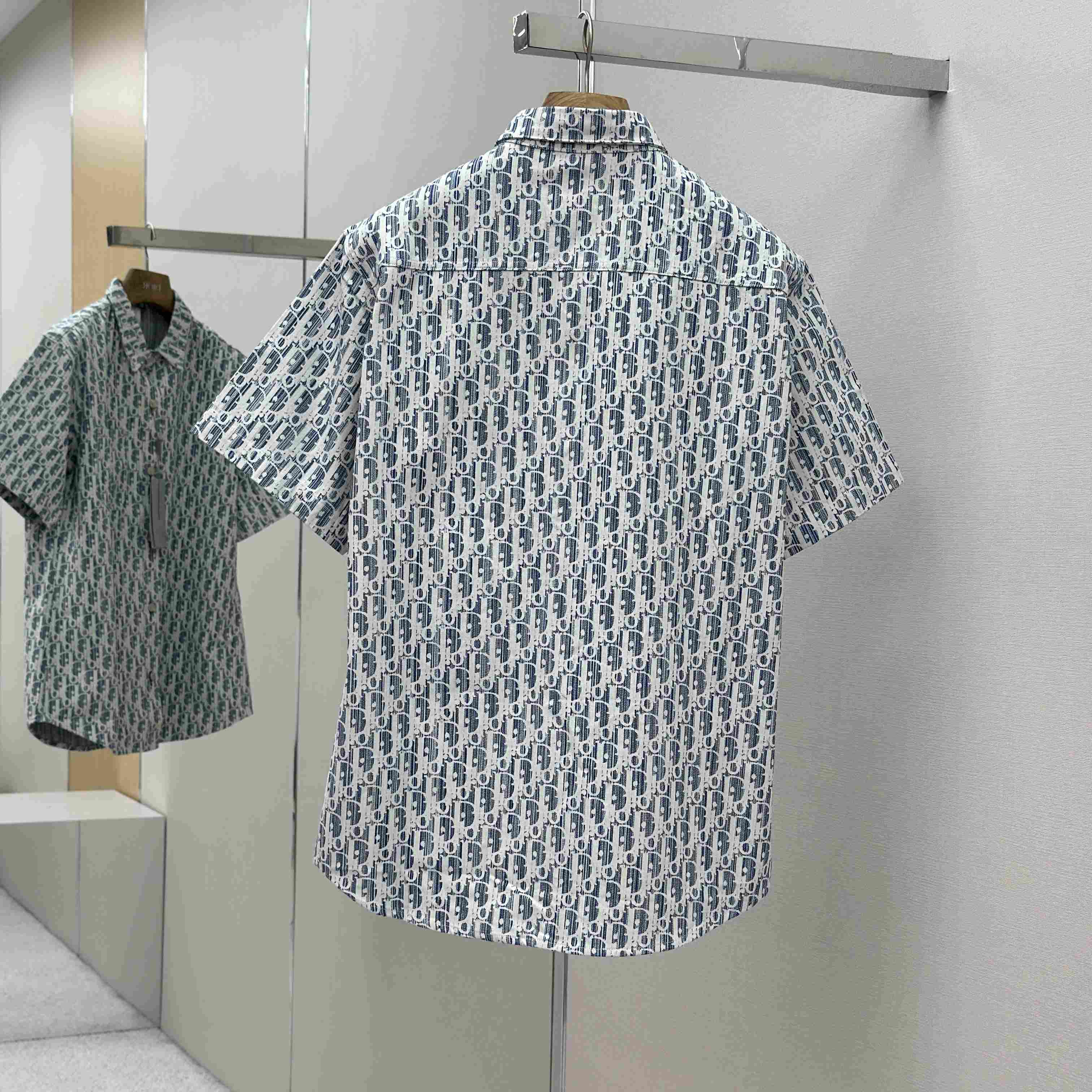 Dior Oblique Short-Sleeved Shirt - EUR FASHION