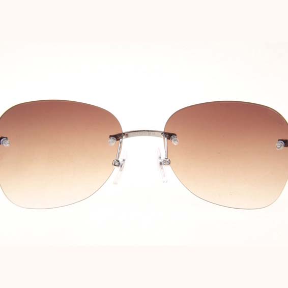 Cartier CT 3524012 Aviator Lens Wood Sunglasses In Silver Brown - EUR FASHION