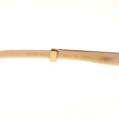 Cartier CT_1116679 Diamond White Buffalo Sunglasses In Gold Brown - EUR FASHION