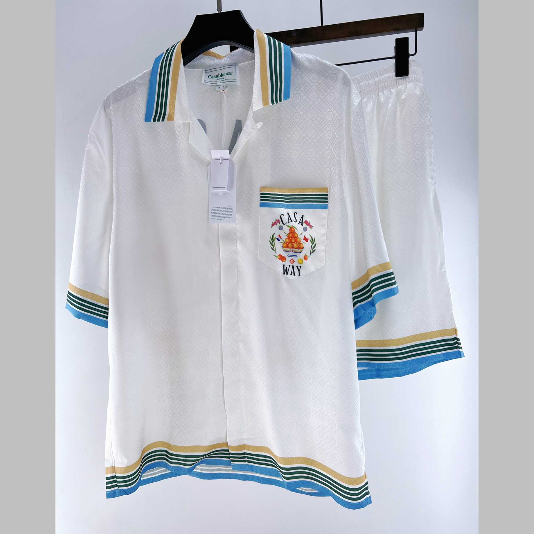 Casablanca Short Sleeve Shirt And Shorts - EUR FASHION