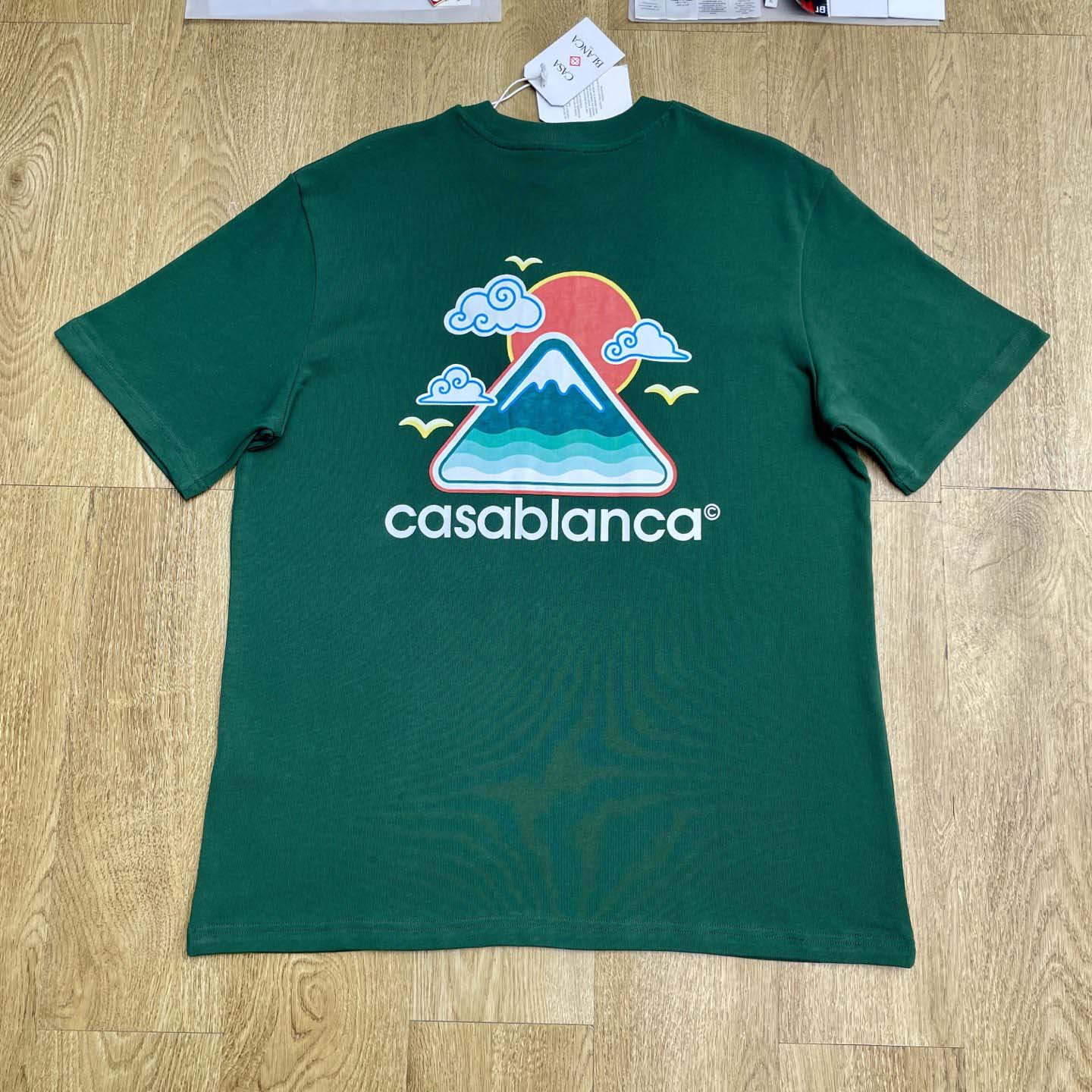 Casablanca Montagne Ondulee Short Sleeve T-shirt   C1039 - EUR FASHION