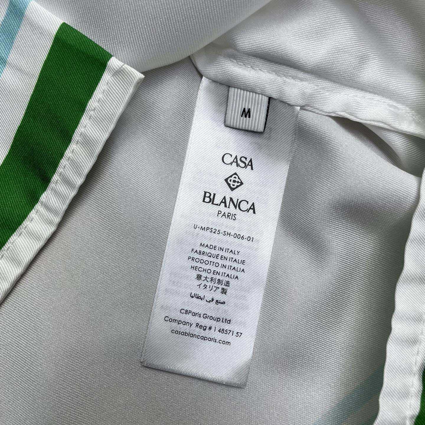 Casablanca Metaphysical Tennis Icon Shirt    CA3534 - EUR FASHION
