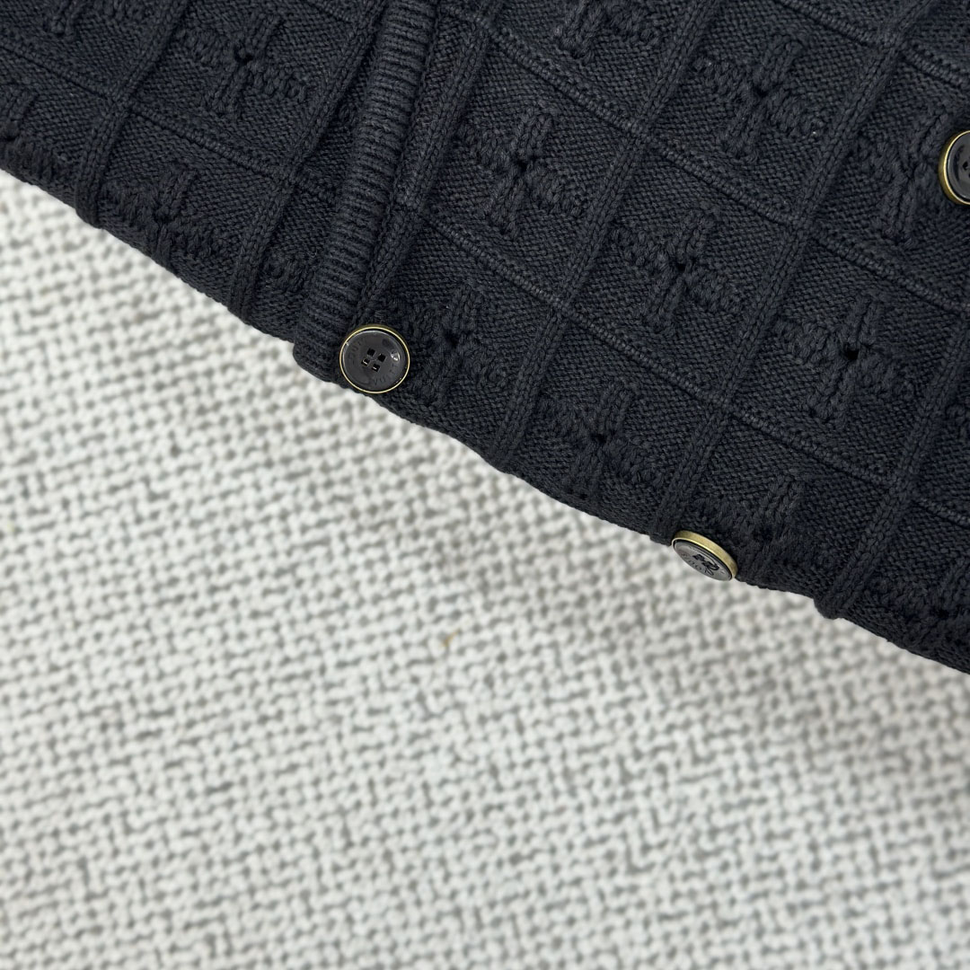 Louis Vuitton Double-Breasted Knit Jacket   1AHVNM - EUR FASHION