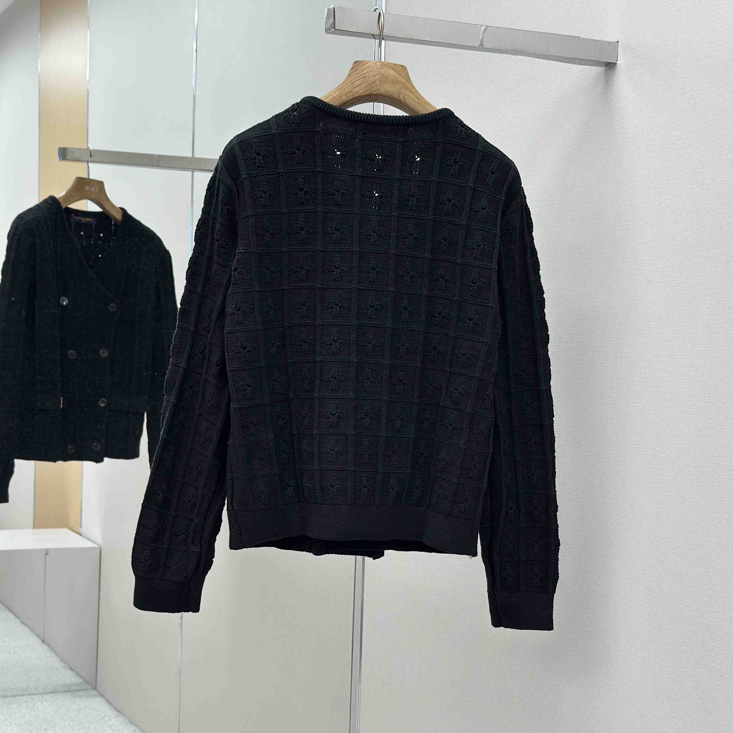 Louis Vuitton Double-Breasted Knit Jacket   1AHVNM - EUR FASHION