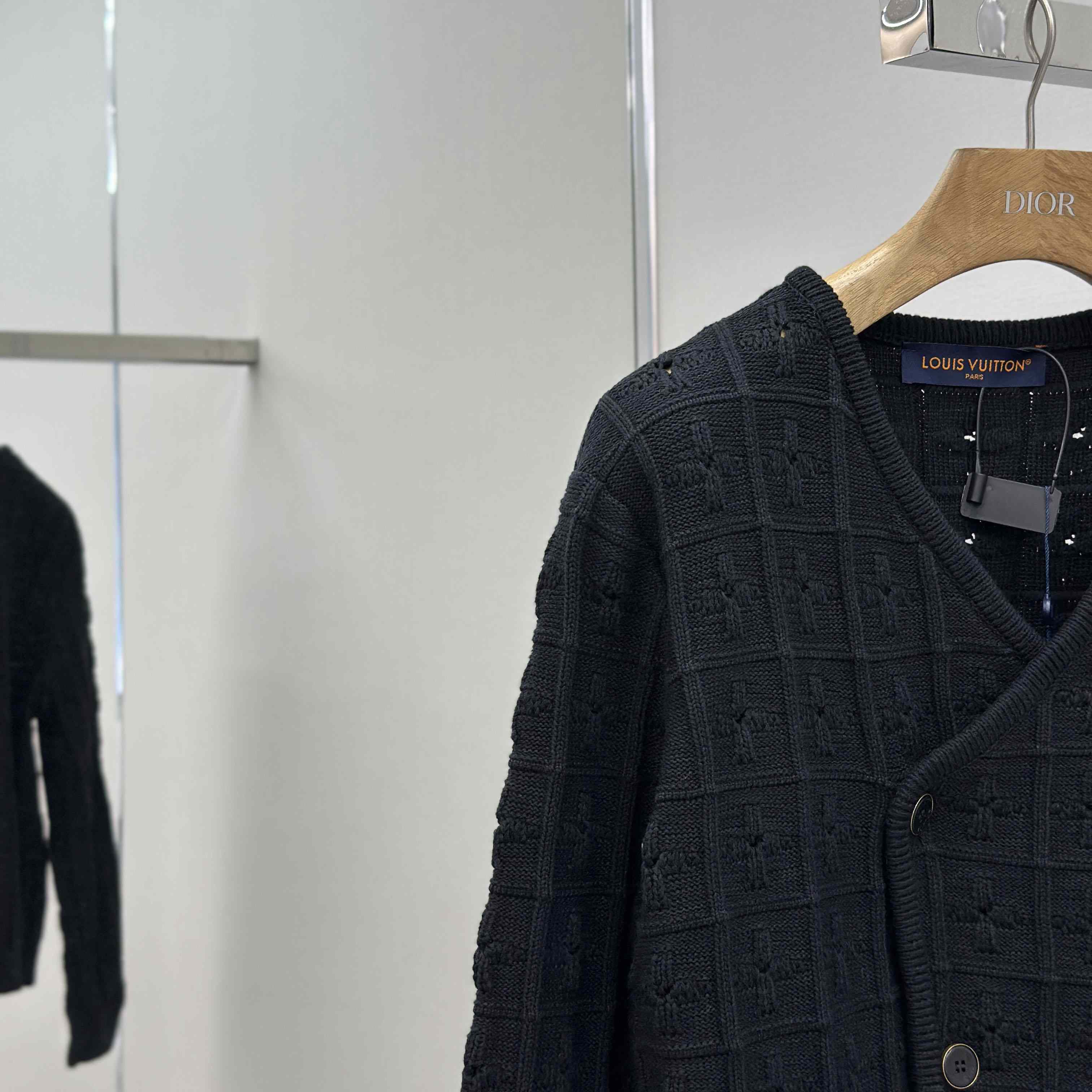 Louis Vuitton Double-Breasted Knit Jacket   1AHVNM - EUR FASHION