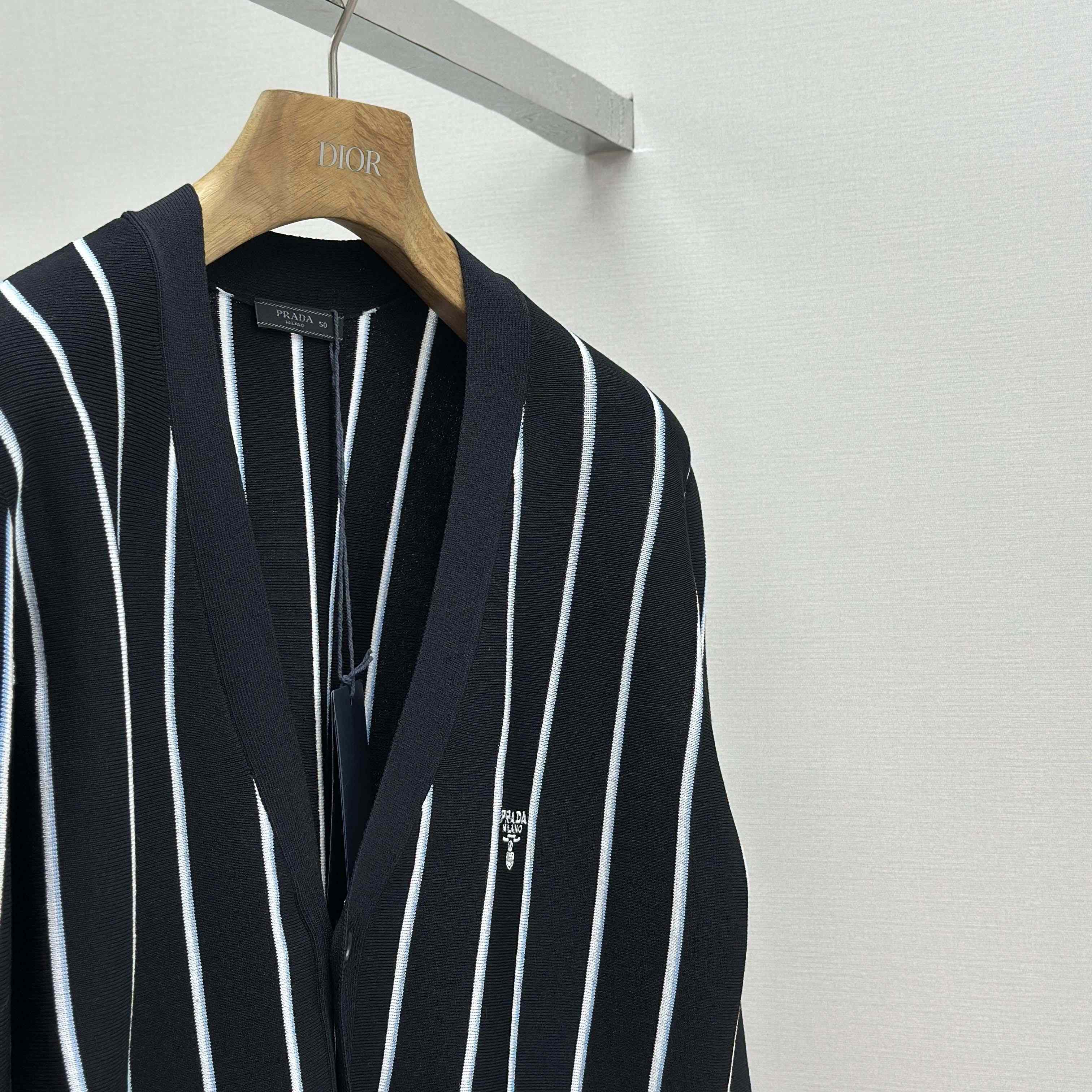 Prada Black Wool Cardigan - EUR FASHION