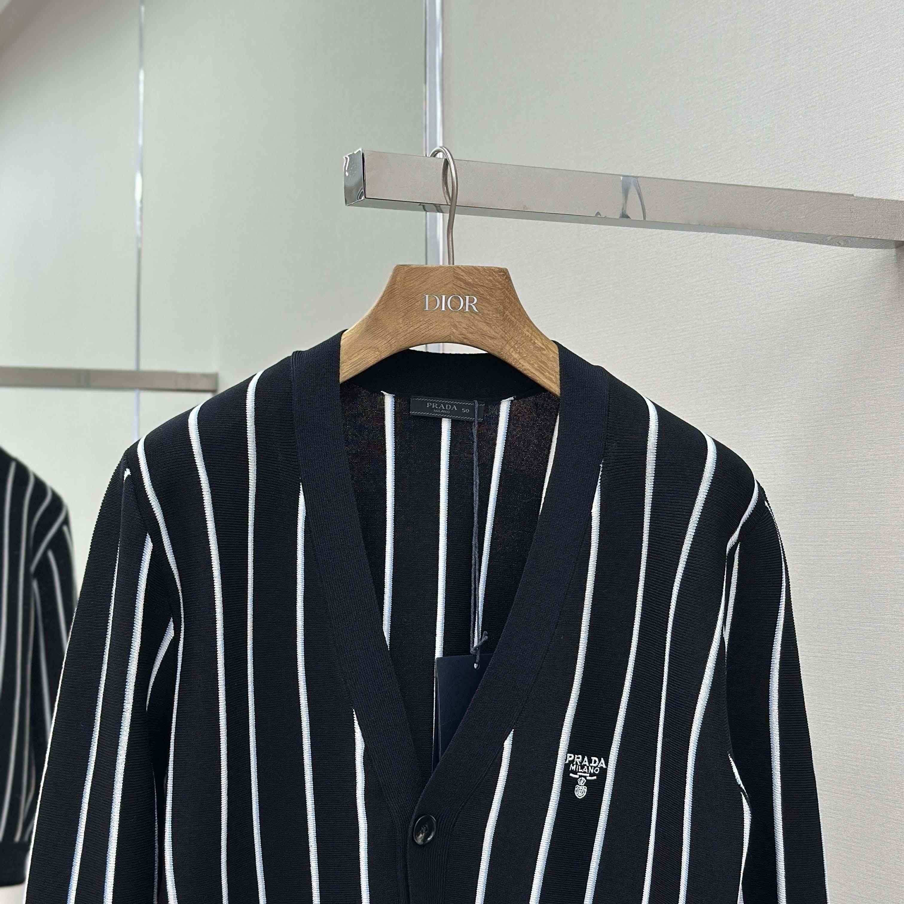 Prada Black Wool Cardigan - EUR FASHION