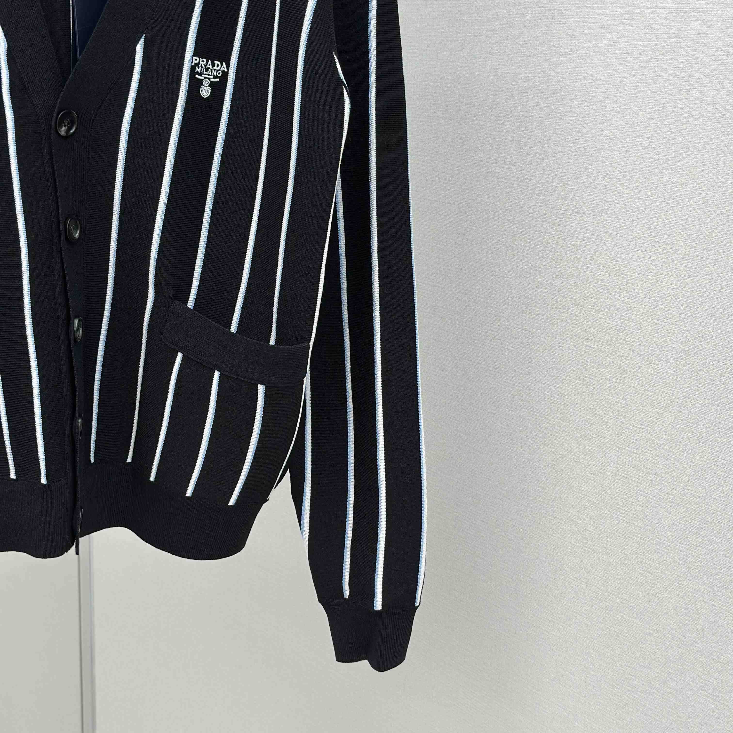 Prada Black Wool Cardigan - EUR FASHION