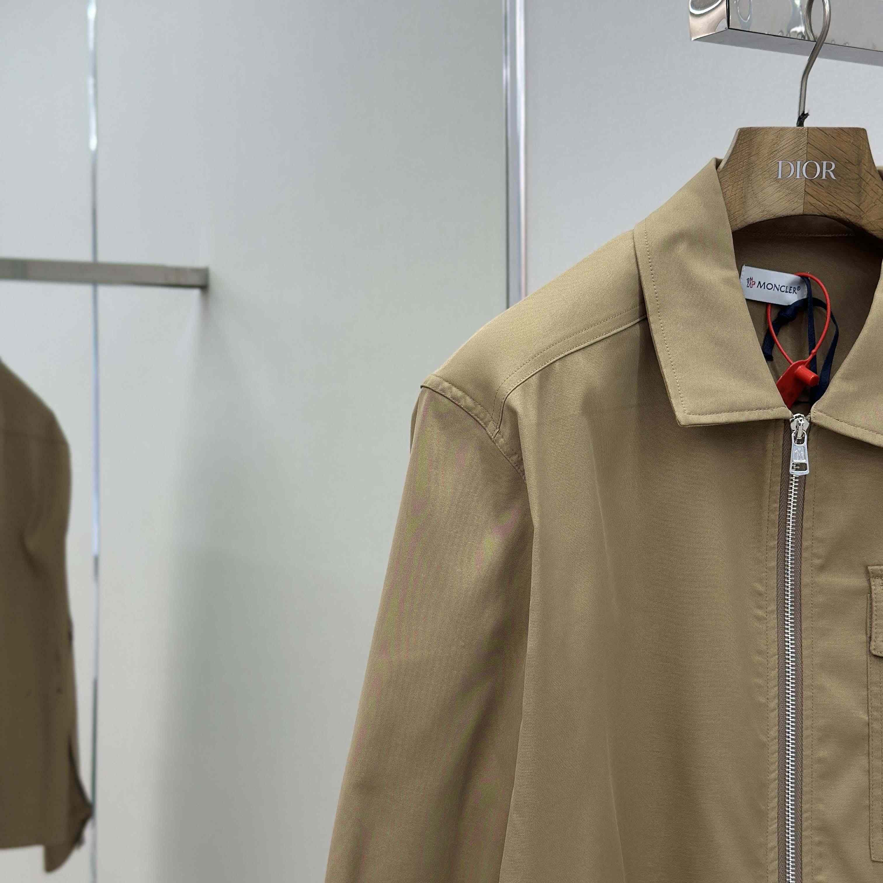 Moncler Gabardine Cotton Shirt Jacket - EUR FASHION