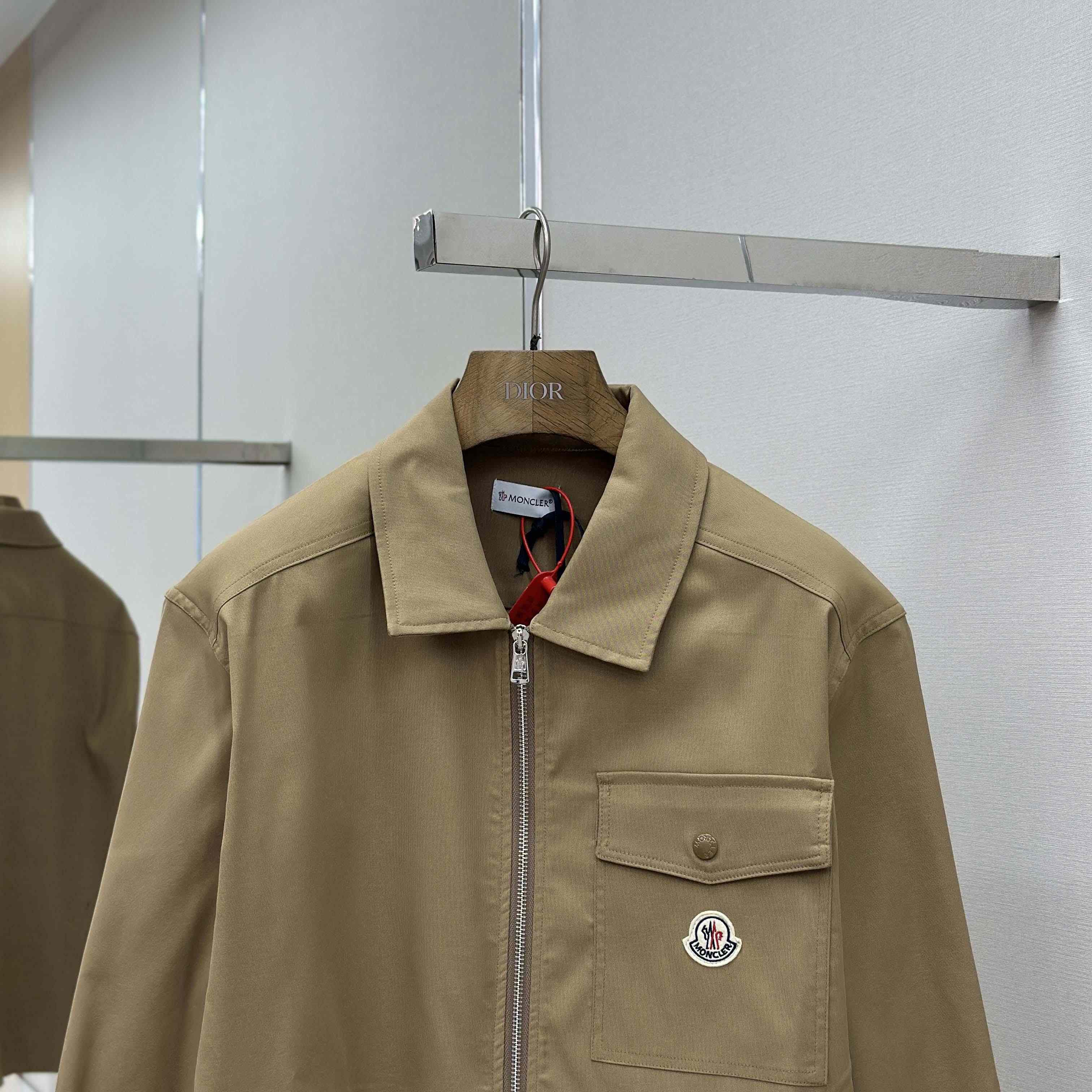 Moncler Gabardine Cotton Shirt Jacket - EUR FASHION