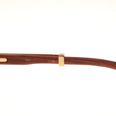 Cartier CT1990-0692 Wood Sunglasses In Gold Grey - EUR FASHION