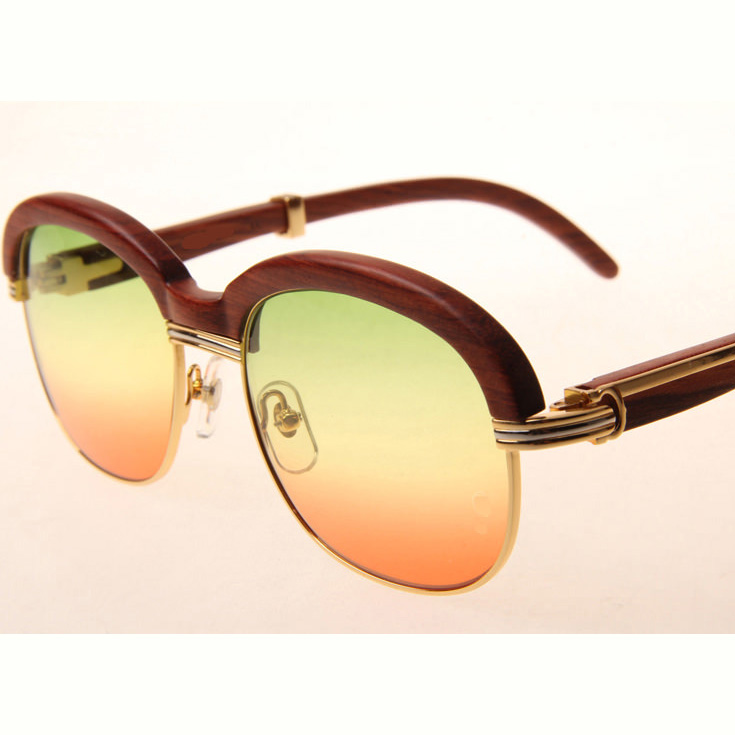 Cartier CT_1116679 Sunglasses In Gold Three Color Lens - EUR FASHION