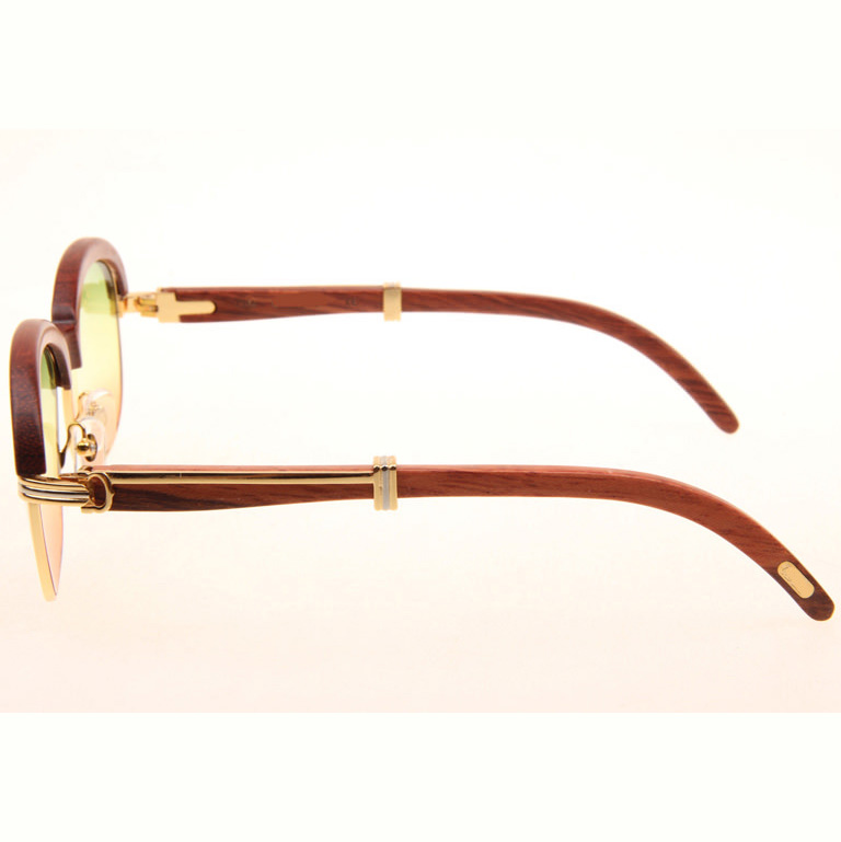 Cartier CT_1116679 Sunglasses In Gold Three Color Lens - EUR FASHION