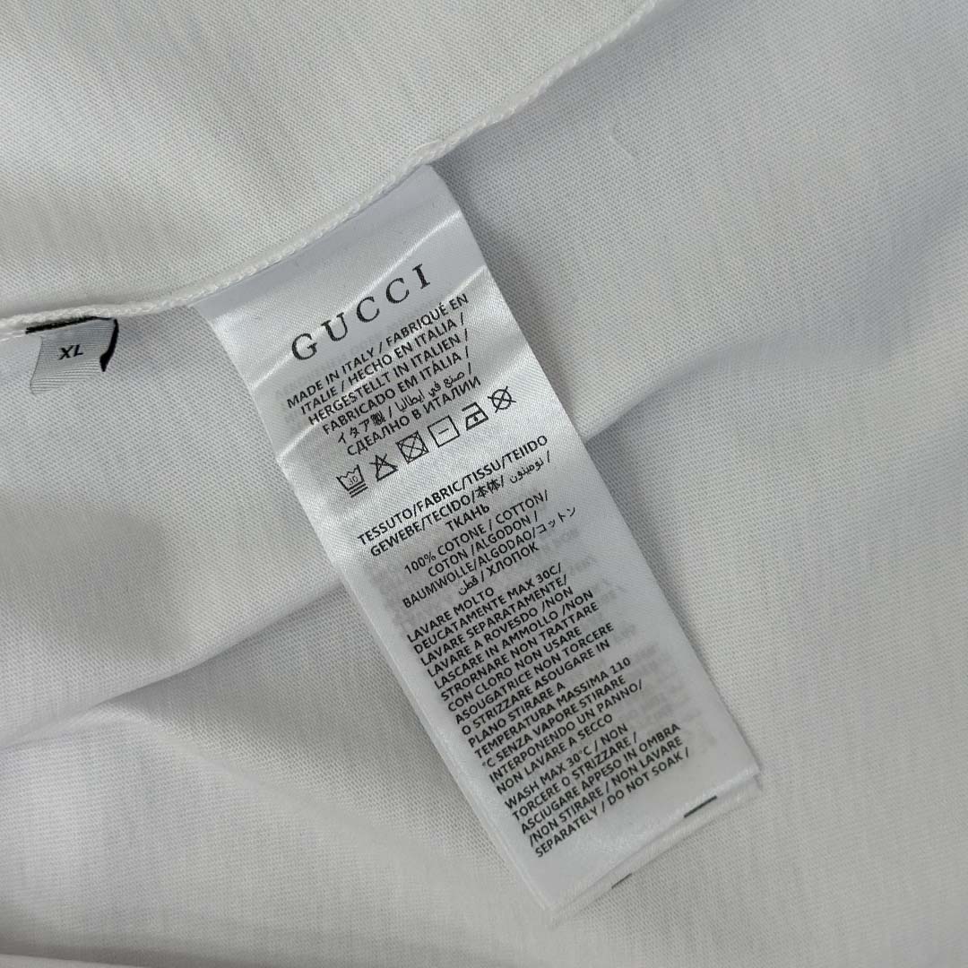 Gucci Printed Cotton Jersey T-shirt - EUR FASHION