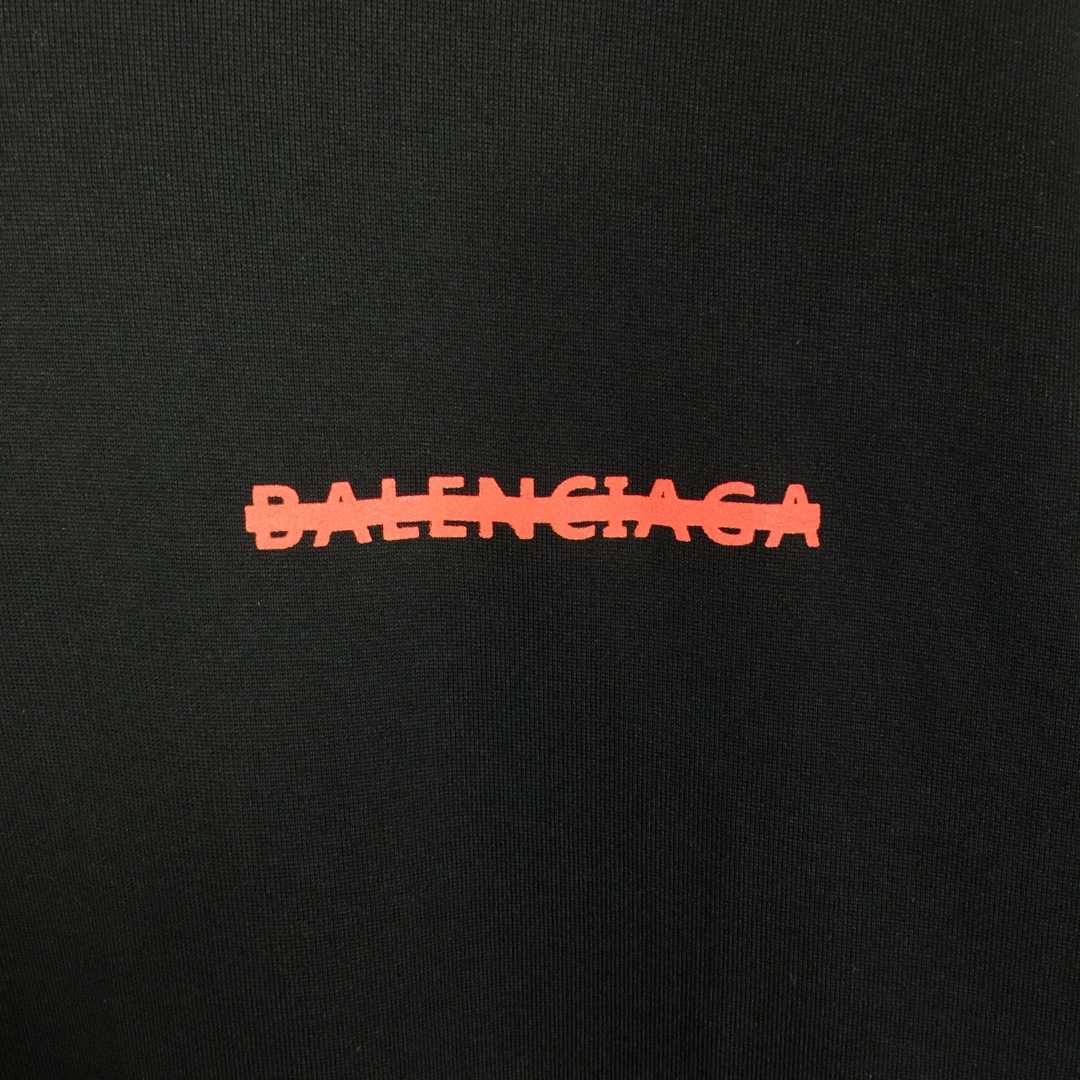 Balenciaga Printed Letter Short Sleeve - EUR FASHION