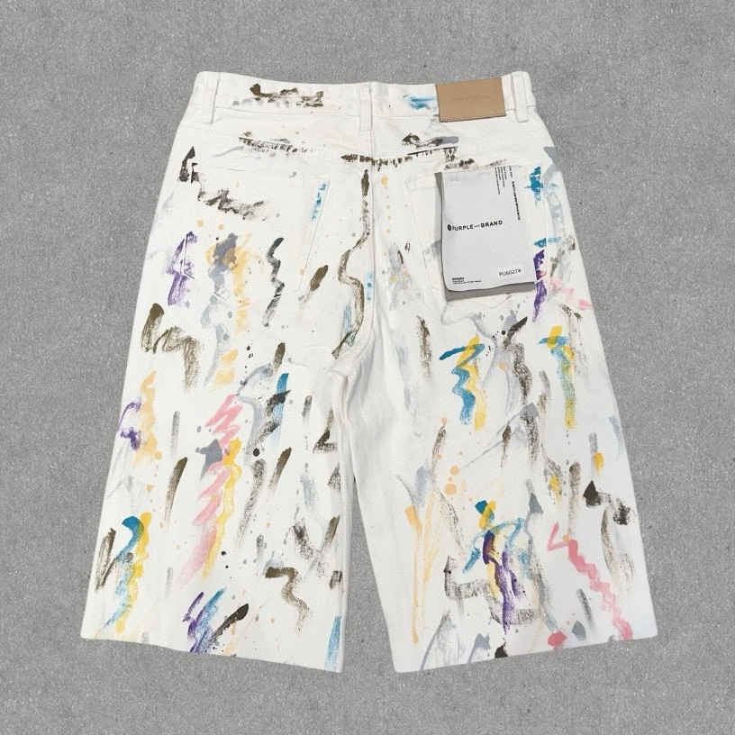 Purple-Brand Shorts  6027-1 - EUR FASHION