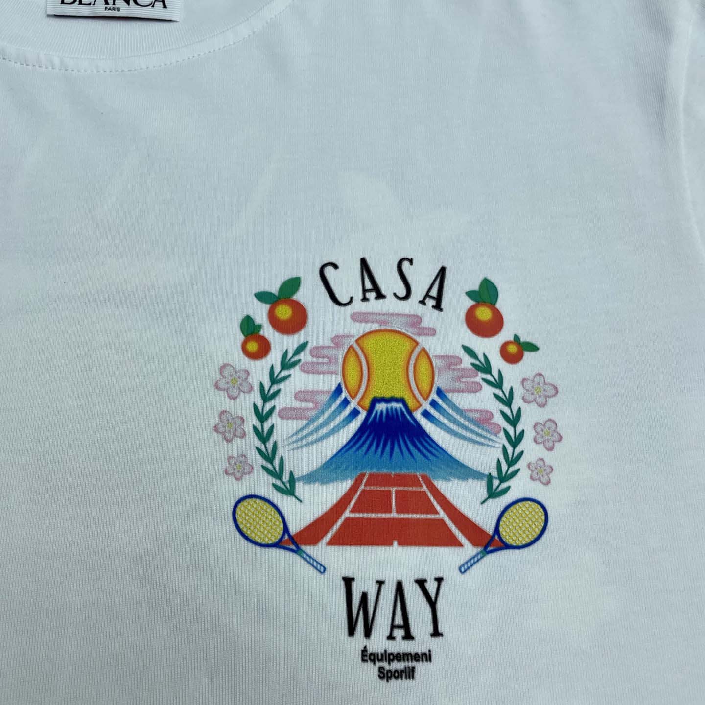 Casablanca Casa Way Mountain Short Sleeve T-Shirt   C1032 - EUR FASHION