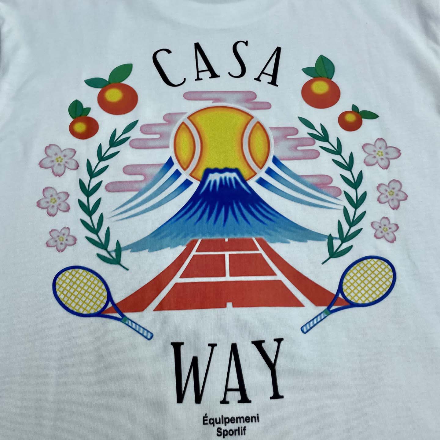Casablanca Casa Way Mountain Short Sleeve T-Shirt   C1032 - EUR FASHION