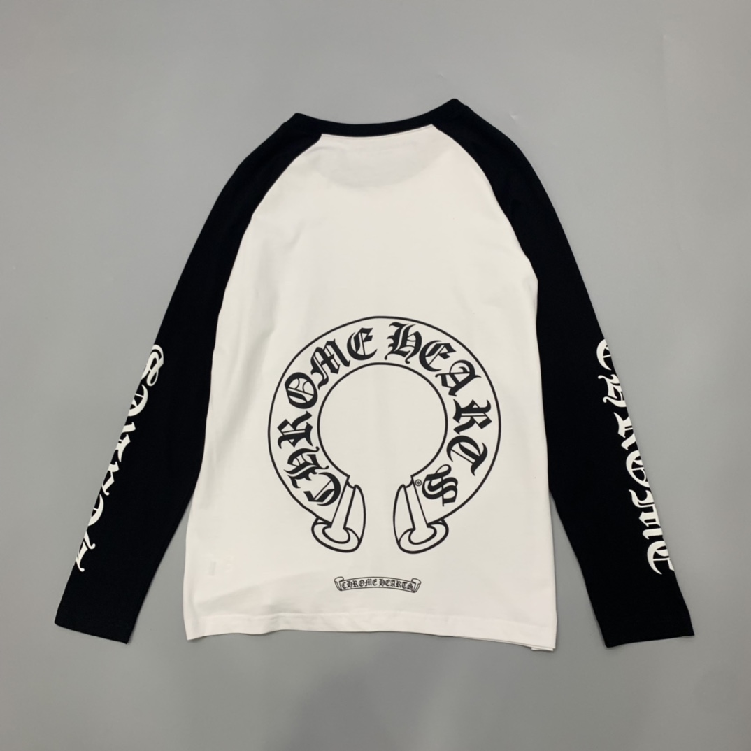 Chrome Hearts Horseshoe Neck Tee - EUR FASHION