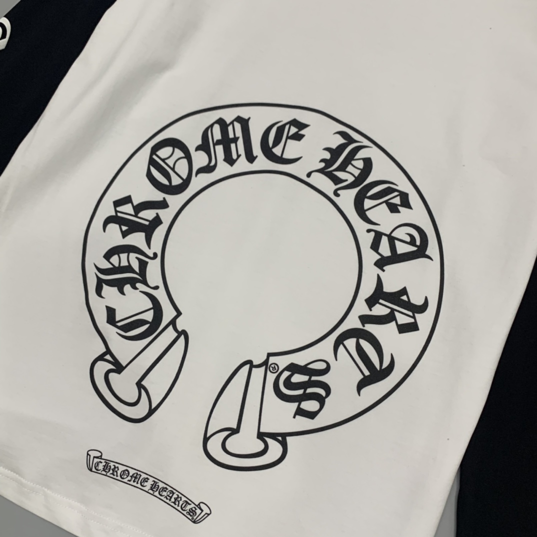 Chrome Hearts Horseshoe Neck Tee - EUR FASHION