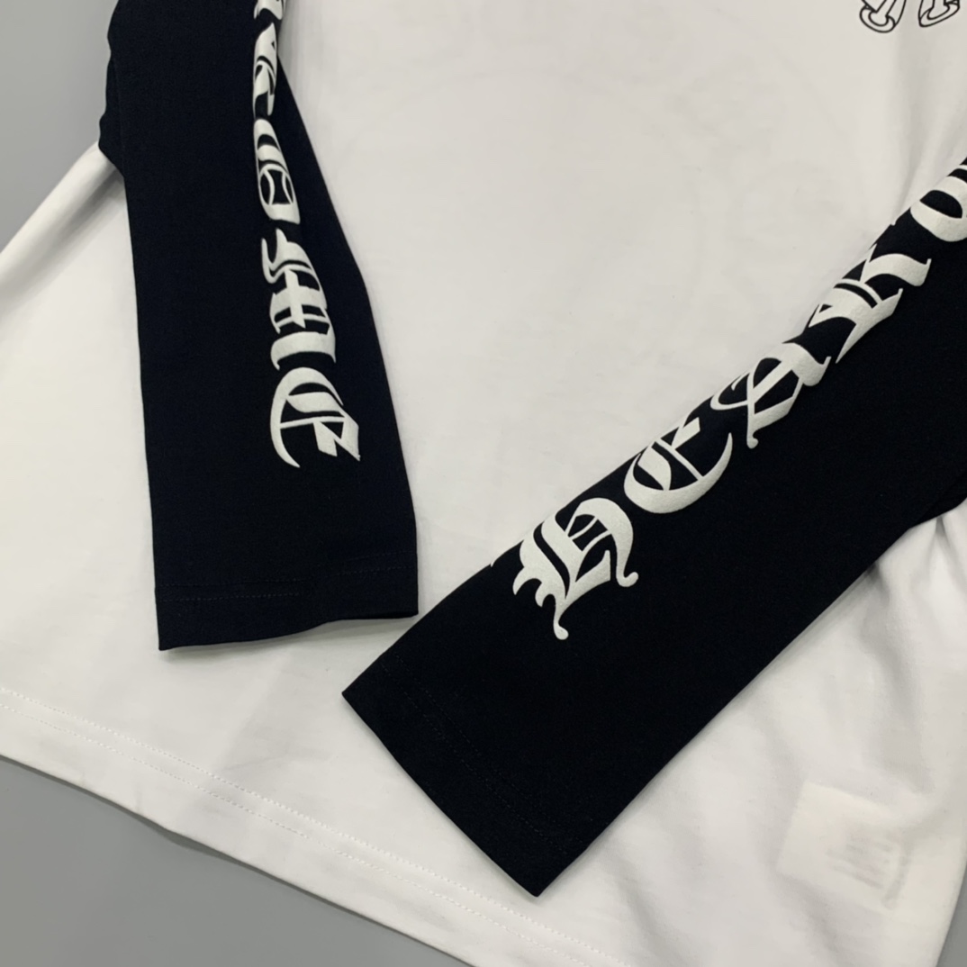 Chrome Hearts Horseshoe Neck Tee - EUR FASHION