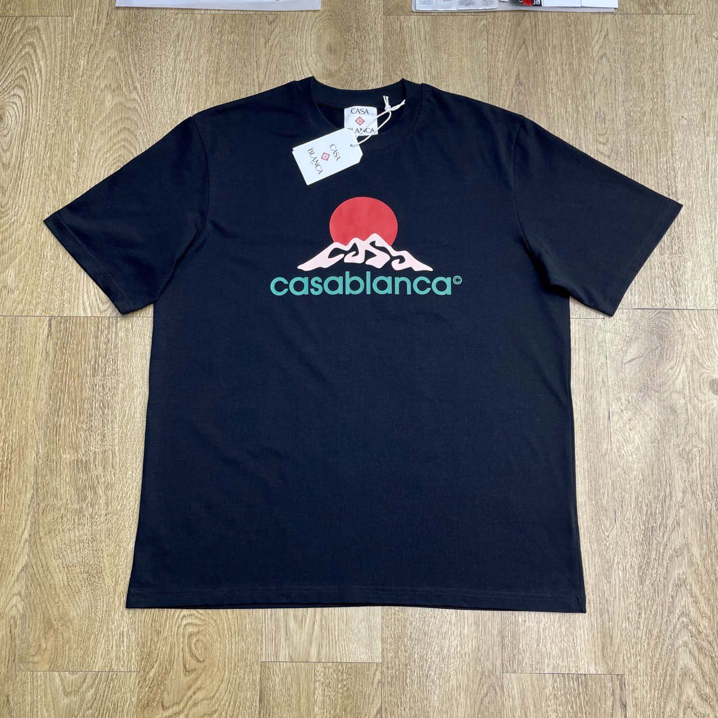 Casablanca Montagne Printed T-Shirt 'Black'   C1035 - EUR FASHION