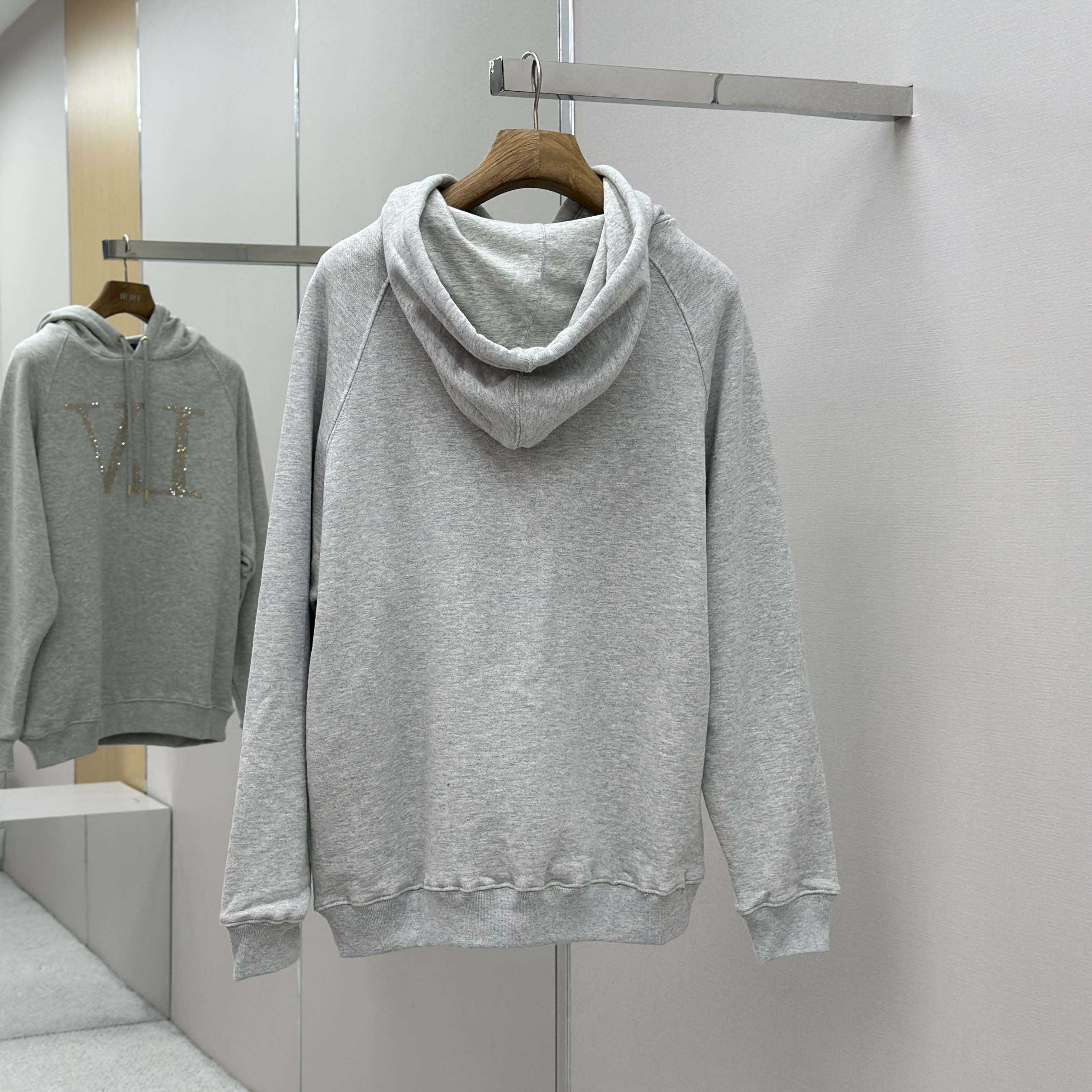 Louis Vuitton Rhinestone Signature Hoodie   1AIBLF - EUR FASHION