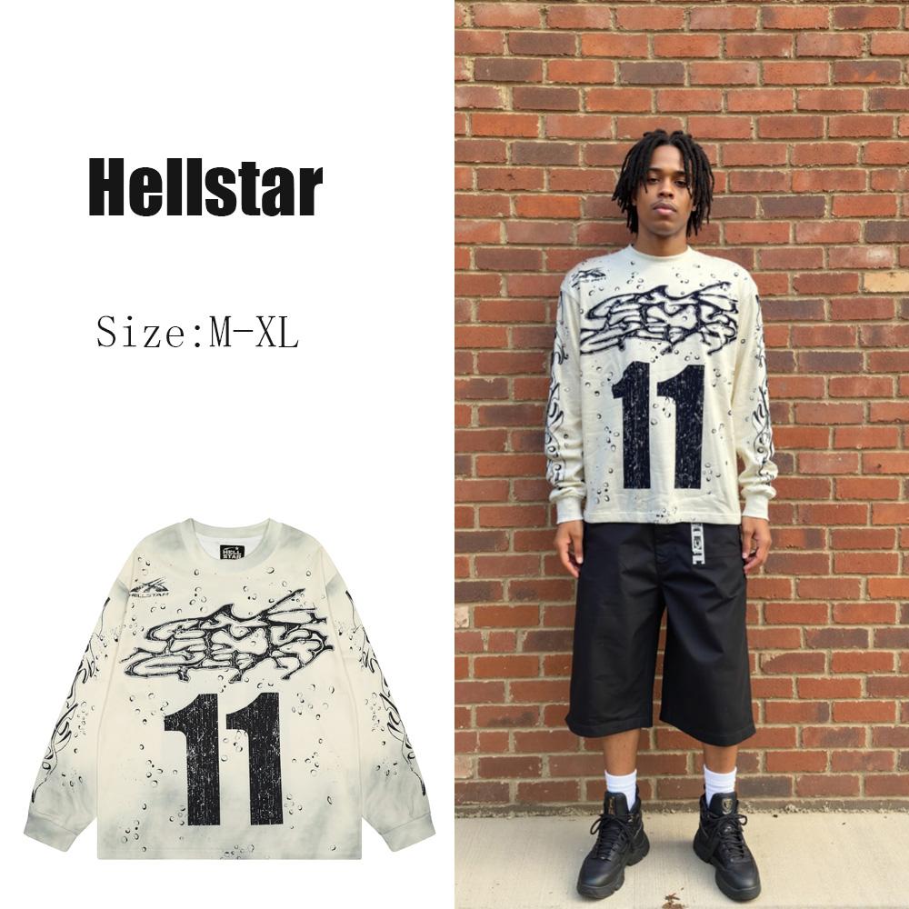 Hellstar Studios Moto Cross Longsleeve T-Shirt  - EUR FASHION