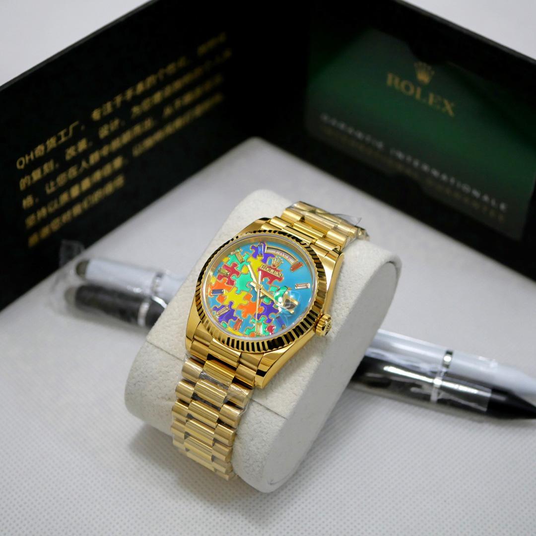 Rolex Oyster Perpetual Day-Date, 36mm, yellow gold 128235 - EUR FASHION