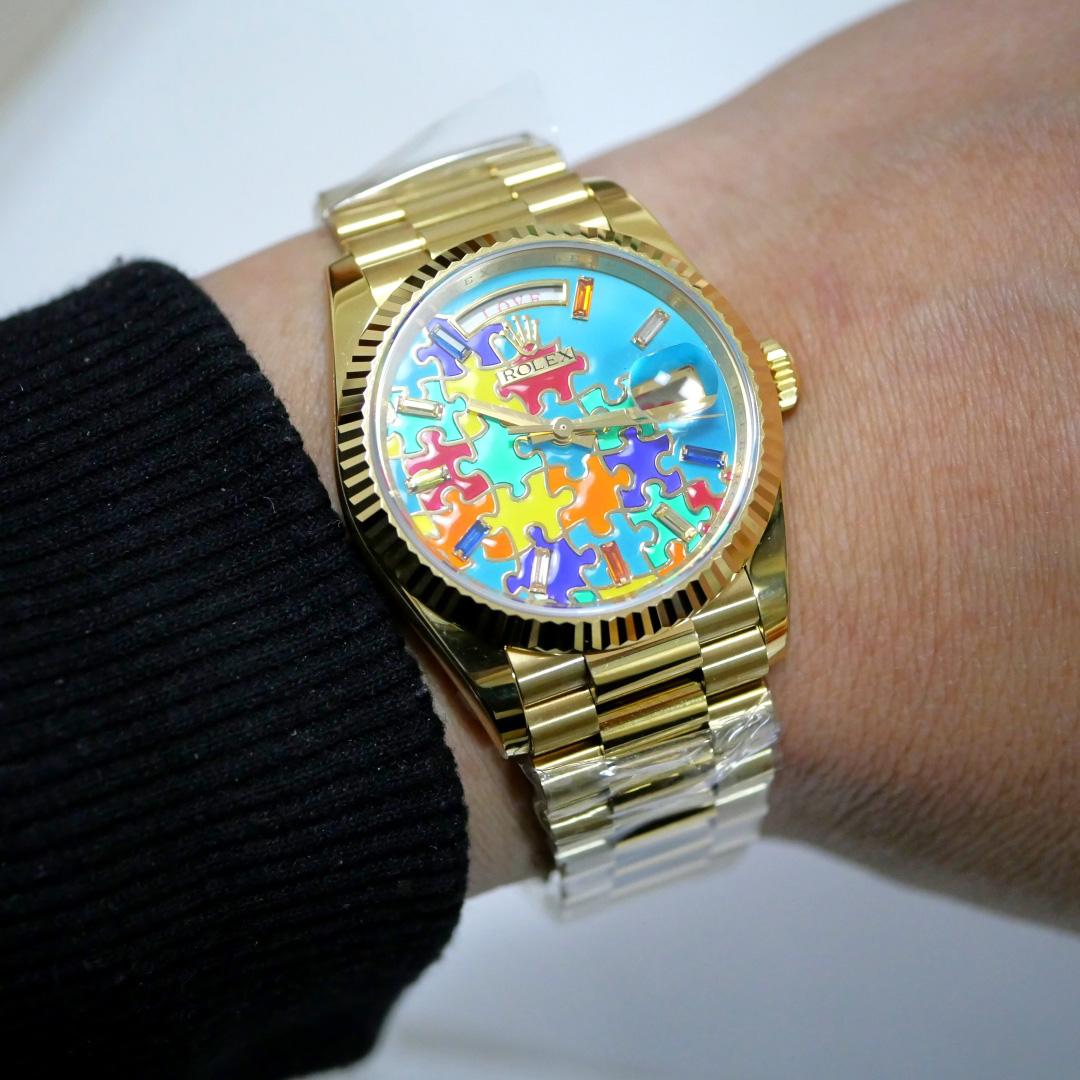 Rolex Oyster Perpetual Day-Date, 36mm, yellow gold 128235 - EUR FASHION