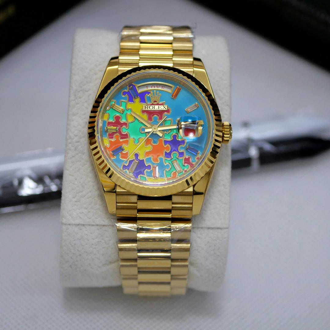 Rolex Oyster Perpetual Day-Date, 36mm, yellow gold 128235 - EUR FASHION
