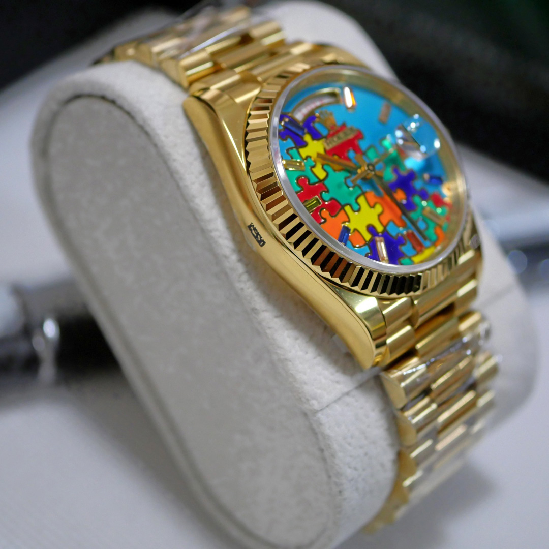 Rolex Oyster Perpetual Day-Date, 36mm, yellow gold 128235 - EUR FASHION