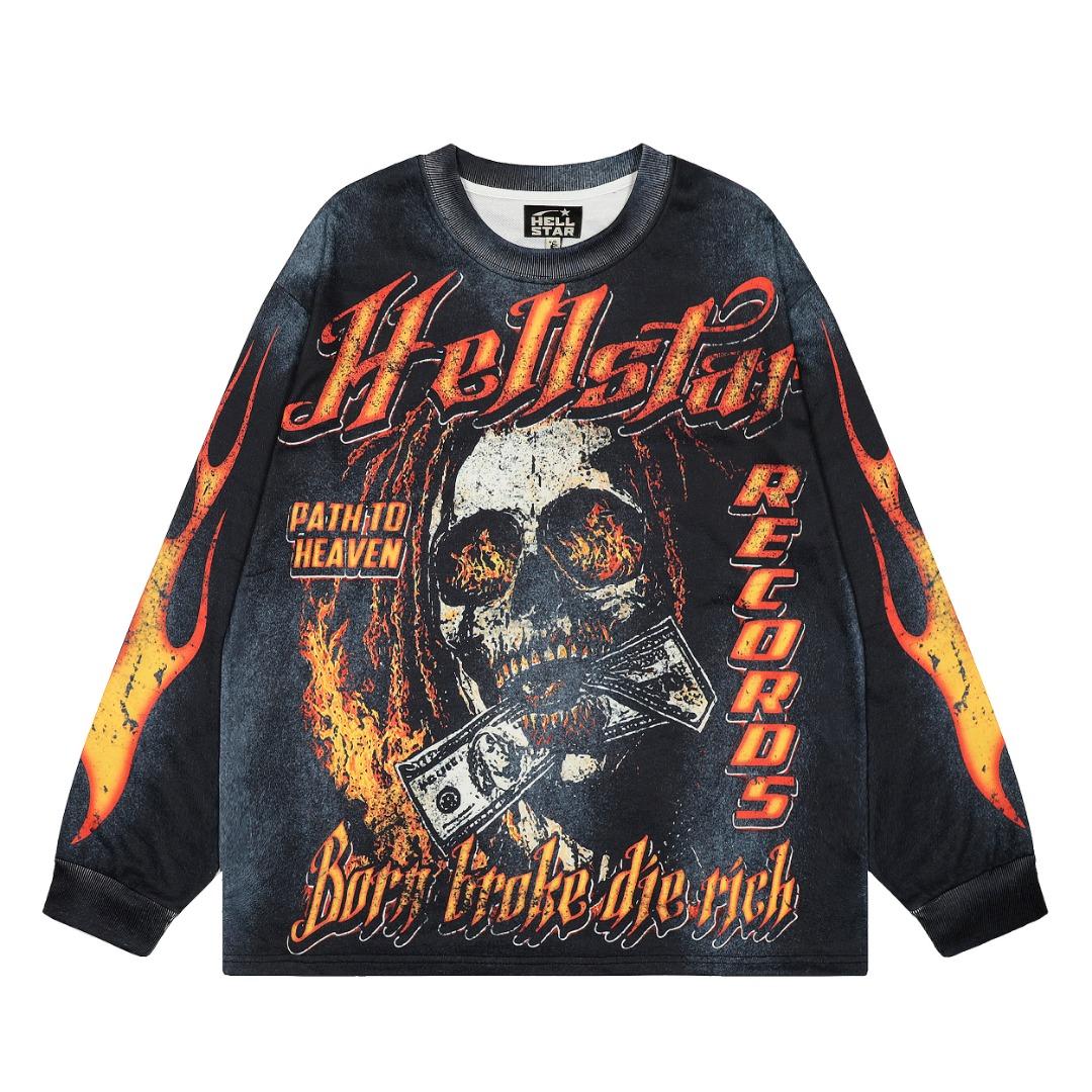 Hellstar Long-Sleeve T-shirt - EUR FASHION