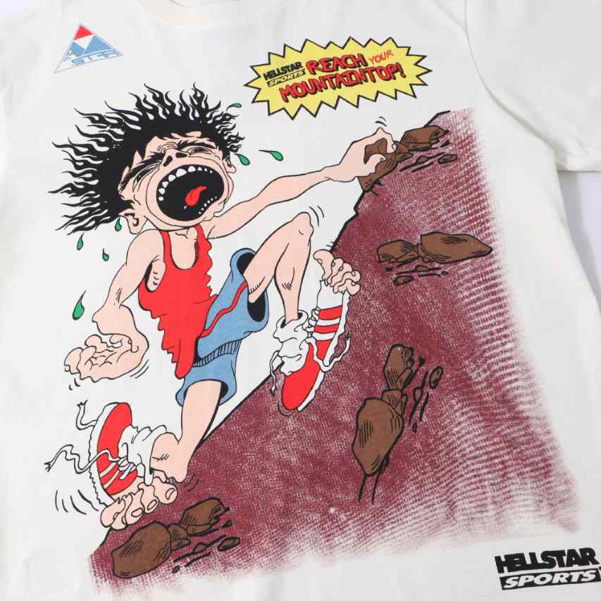 Hellstar Mountain Climber T-Shirt 'White' - EUR FASHION