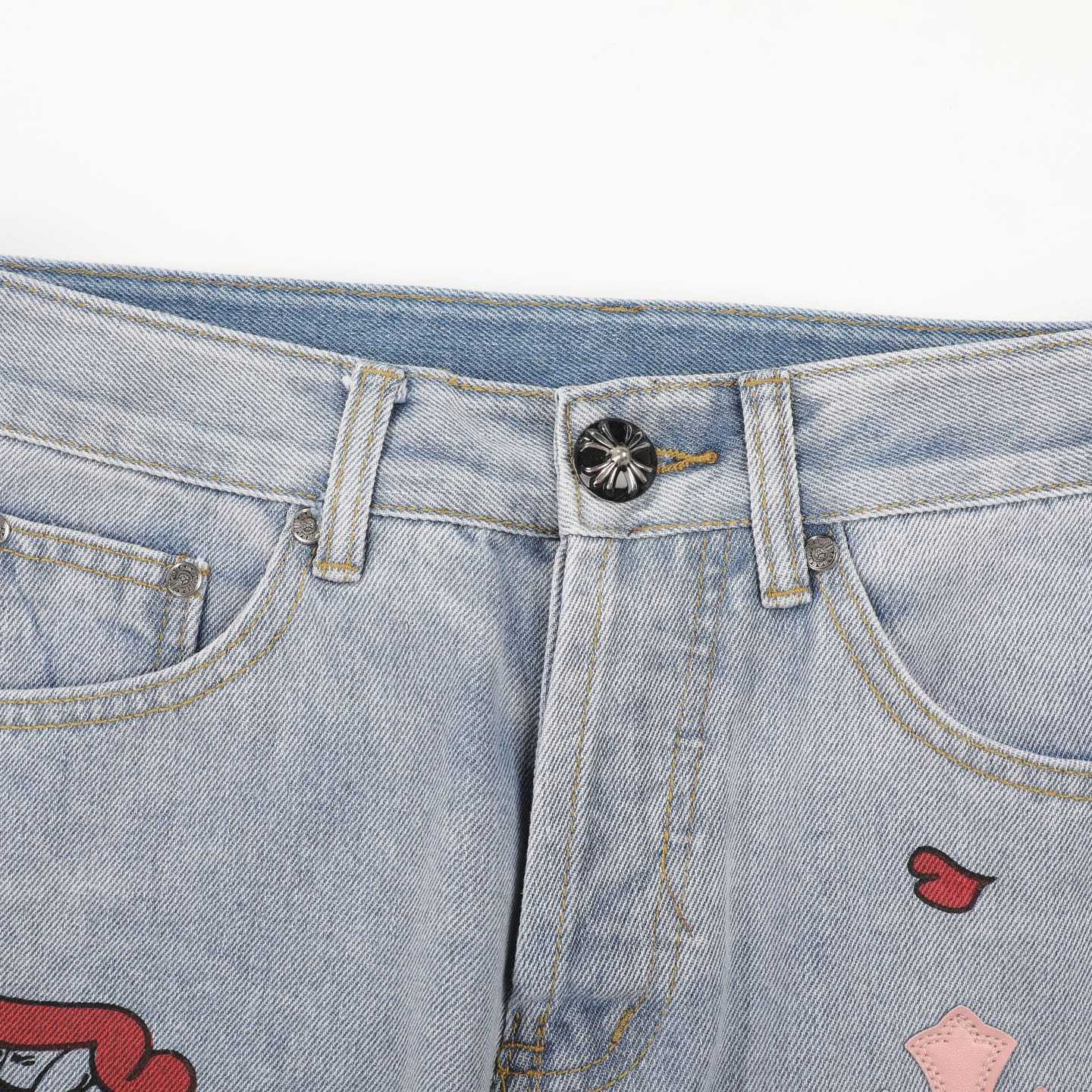 Chrome Hearts Jeans - EUR FASHION
