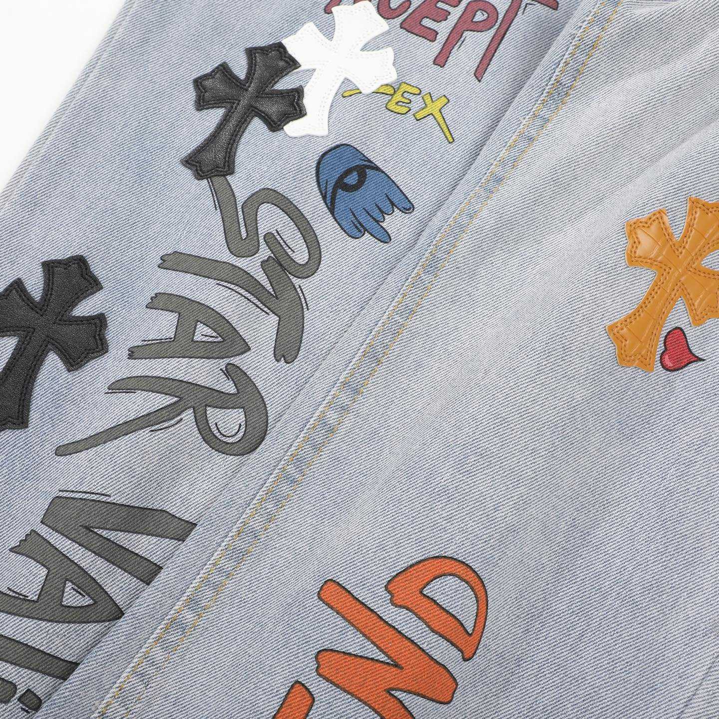 Chrome Hearts Jeans - EUR FASHION