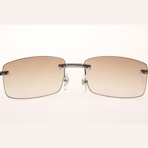 Cartier CT_3524012 Diamond White Mix Black Buffalo Eyeglasses In Silver Brown - EUR FASHION