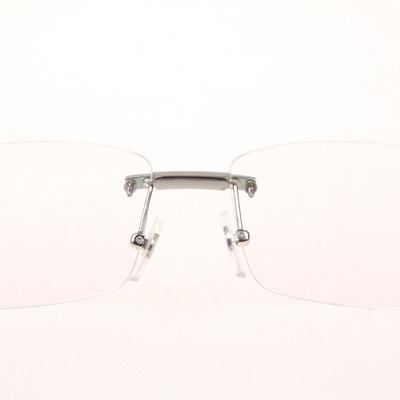 Cartier CT_3524012 Diamond Wood Eyeglasses In Silver - EUR FASHION