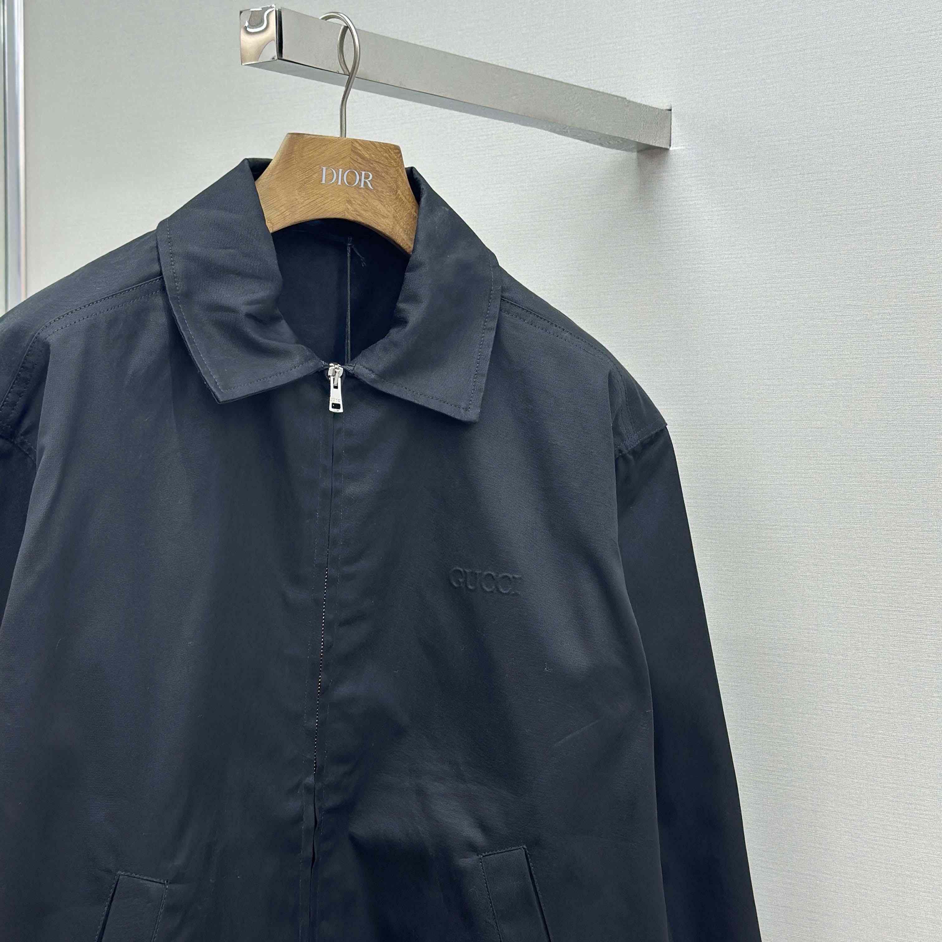 Gucci Cotton Twill Jacket With Web Detail - EUR FASHION