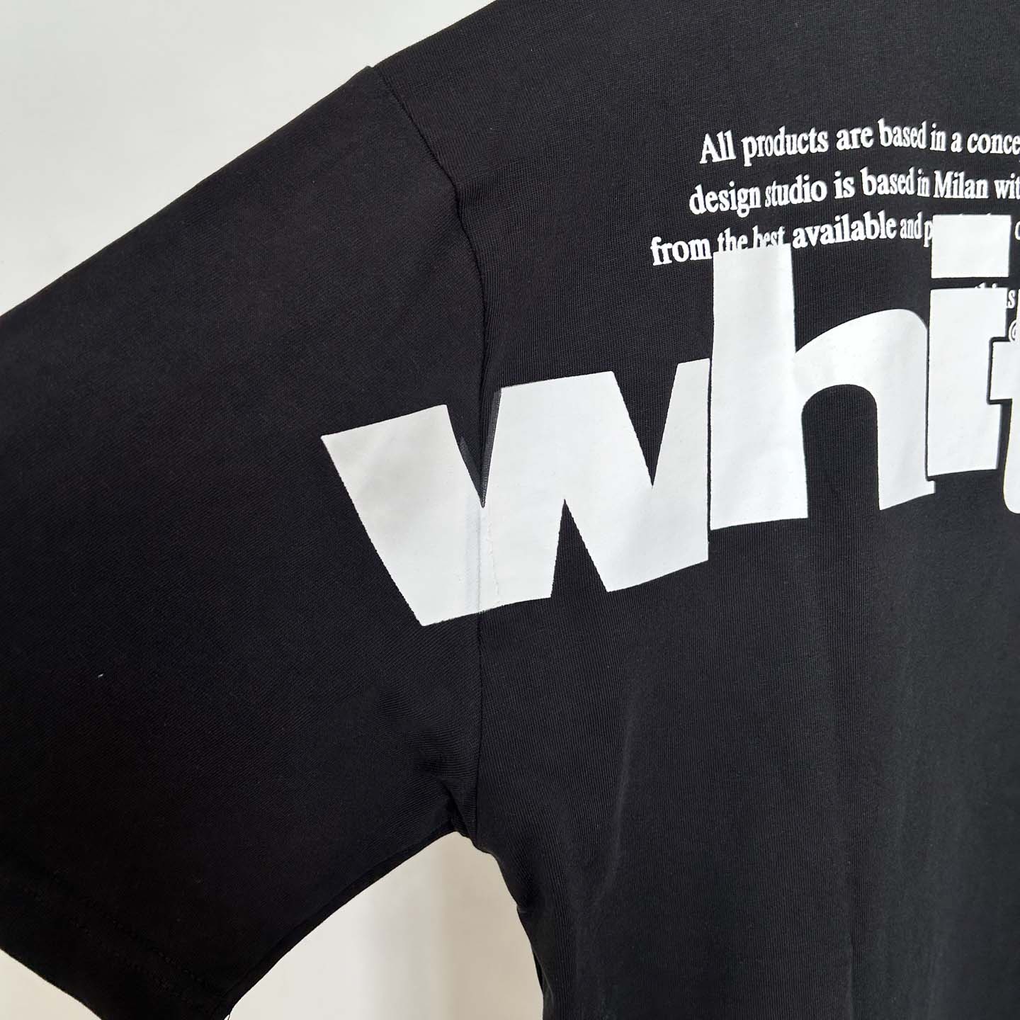 Off-White Shared Logo Cotton T-shirt - EUR FASHION