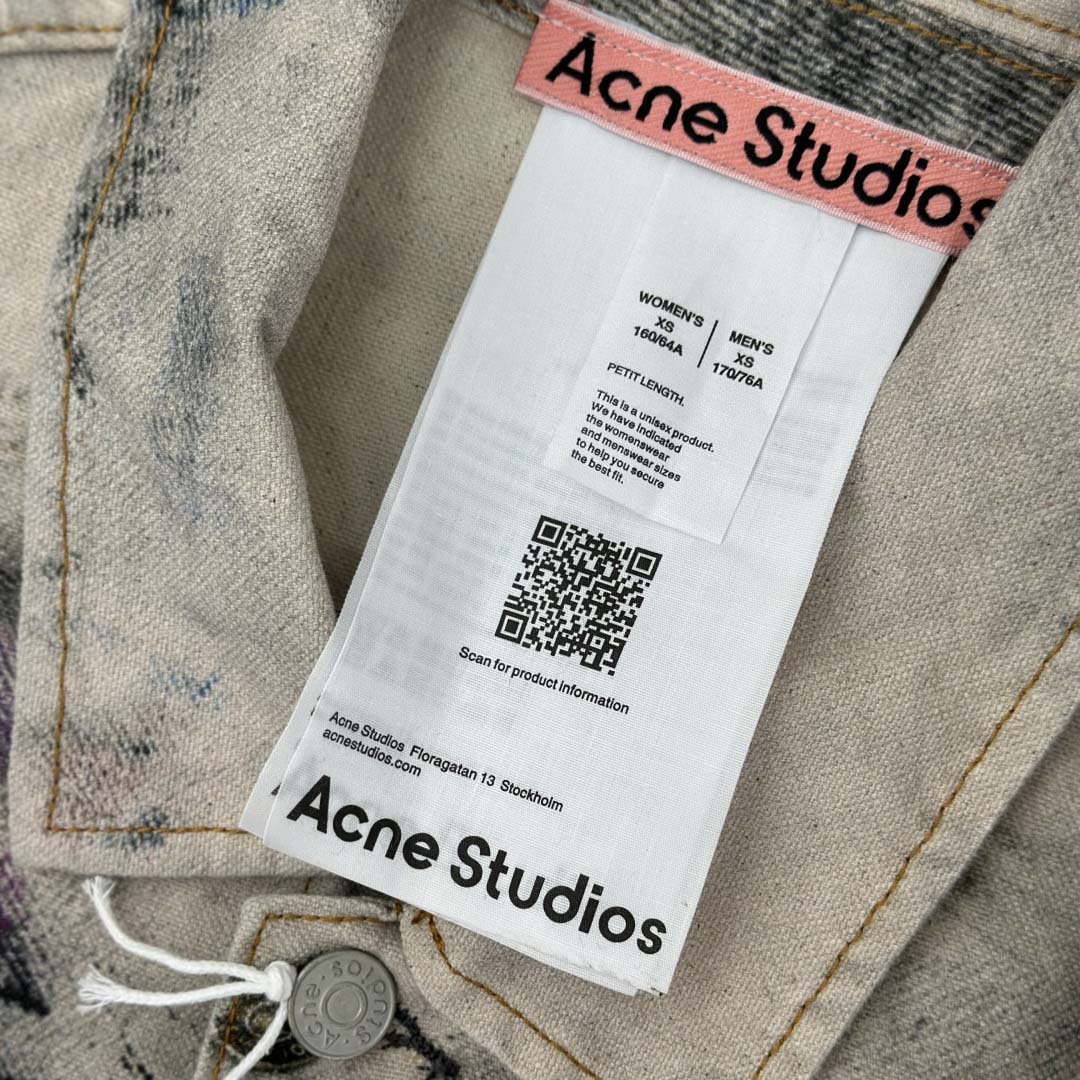 Acne Studios Jacket Trompe L'oeil Print - EUR FASHION