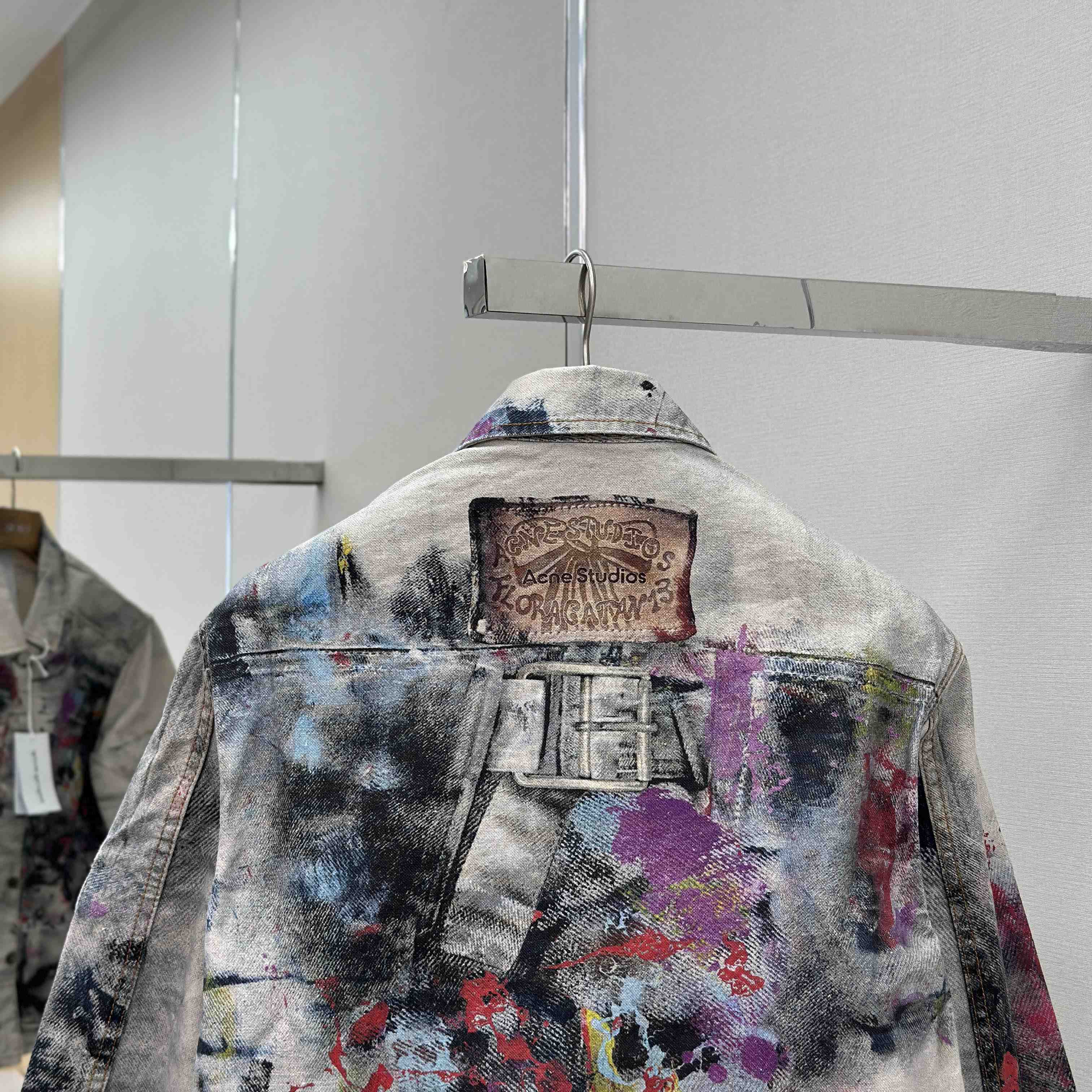 Acne Studios Jacket Trompe L'oeil Print - EUR FASHION
