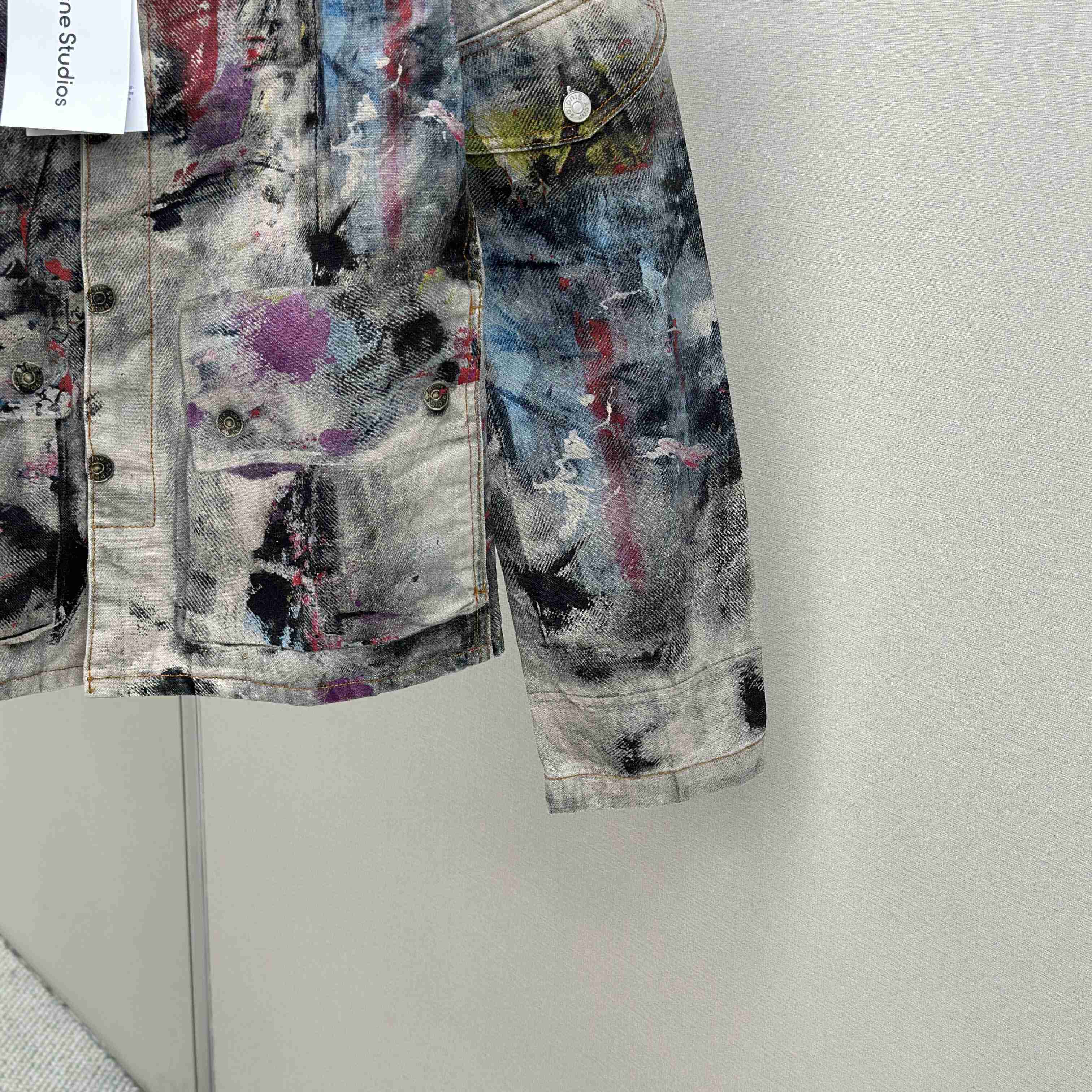 Acne Studios Jacket Trompe L'oeil Print - EUR FASHION