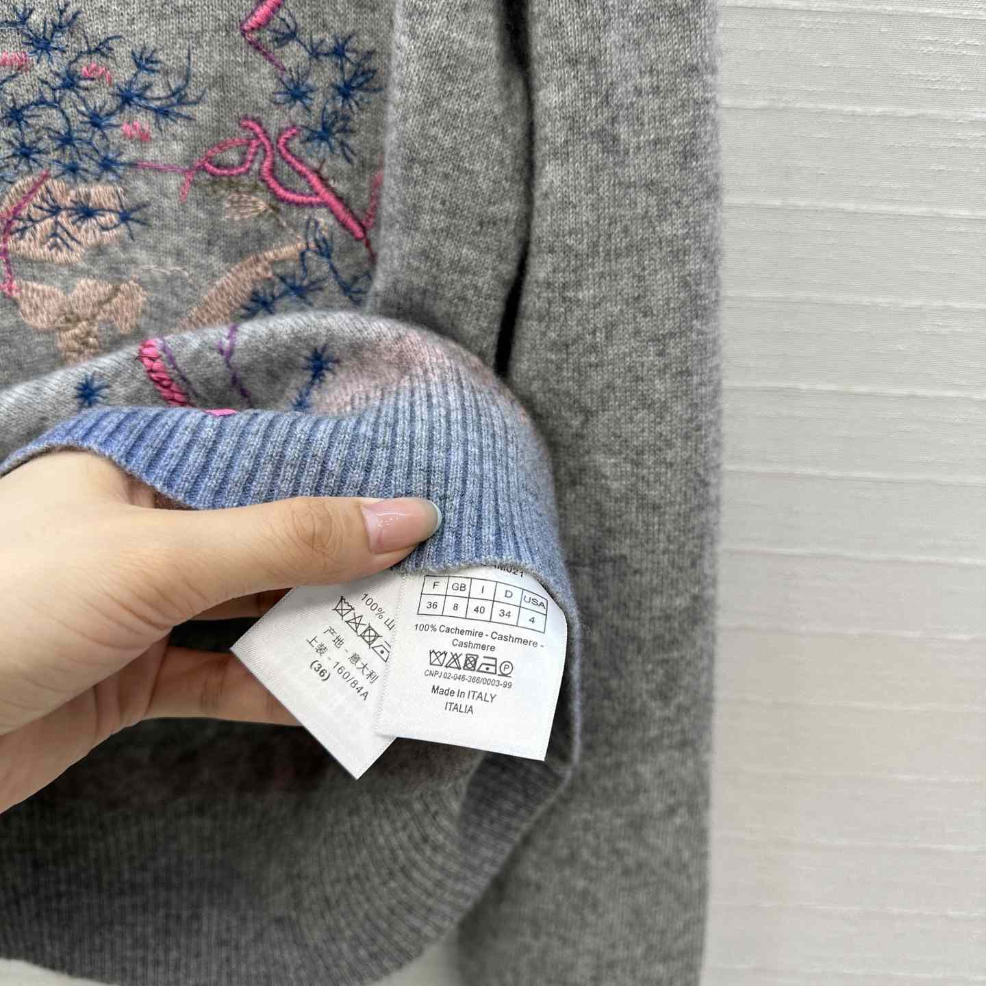 Dior Embroidered Sweater  - EUR FASHION