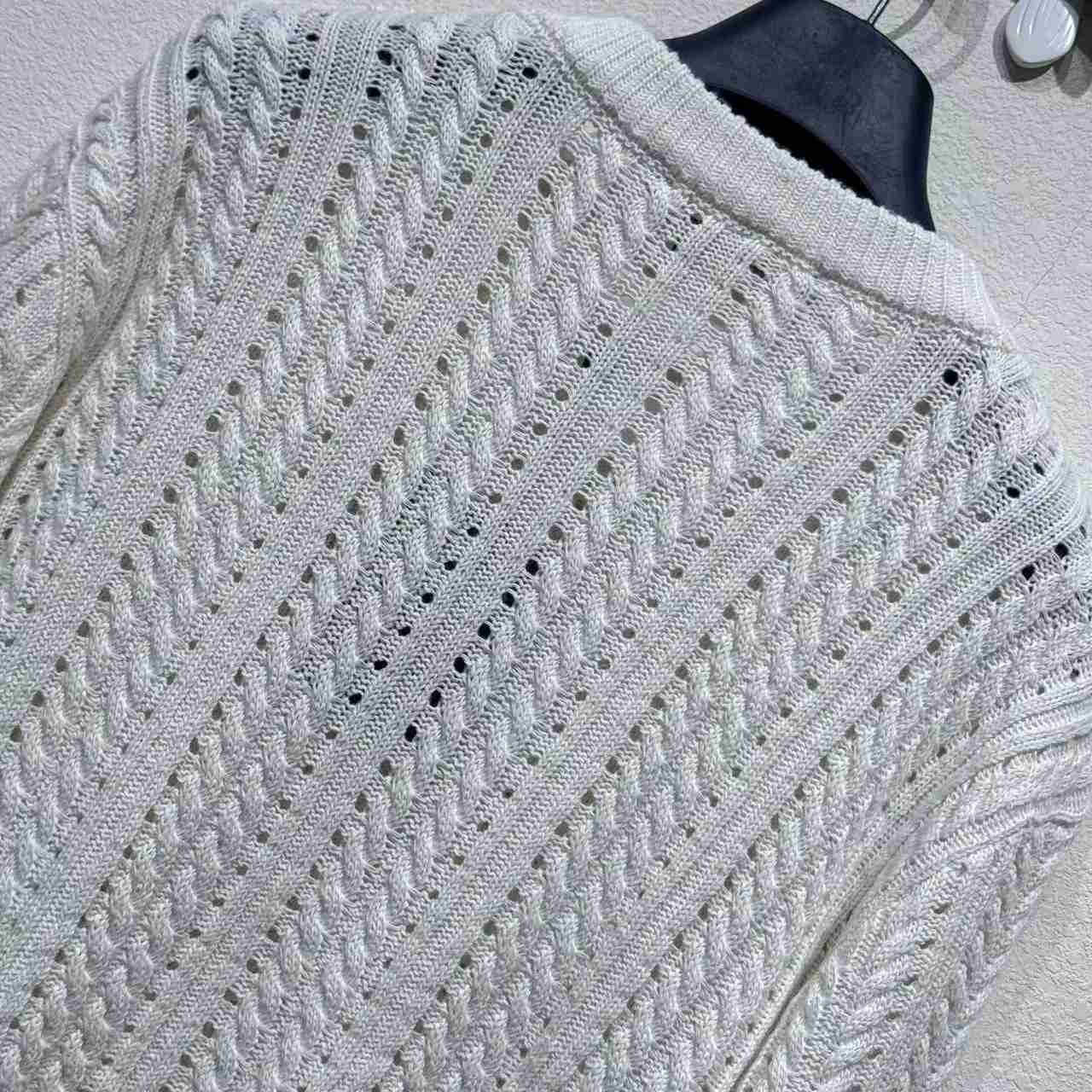 Louis Vuitton Long-Sleeved Cable-Knit Crewneck   1AHVOL - EUR FASHION