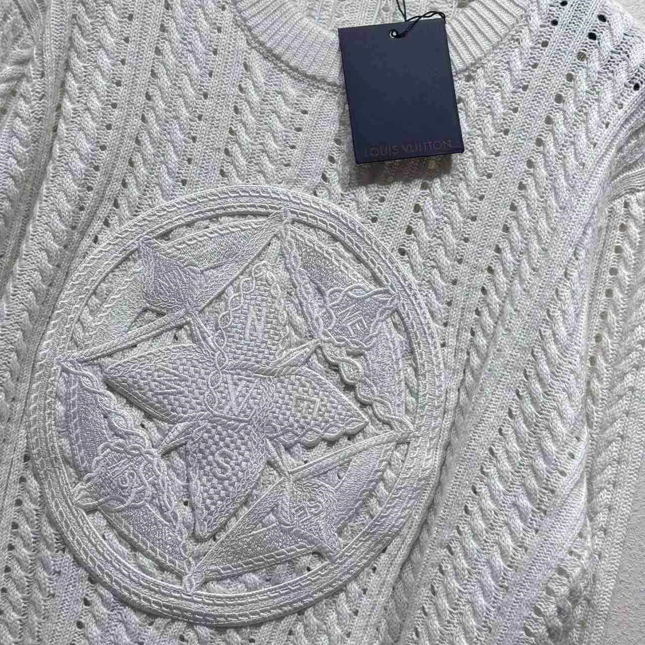 Louis Vuitton Long-Sleeved Cable-Knit Crewneck   1AHVOL - EUR FASHION